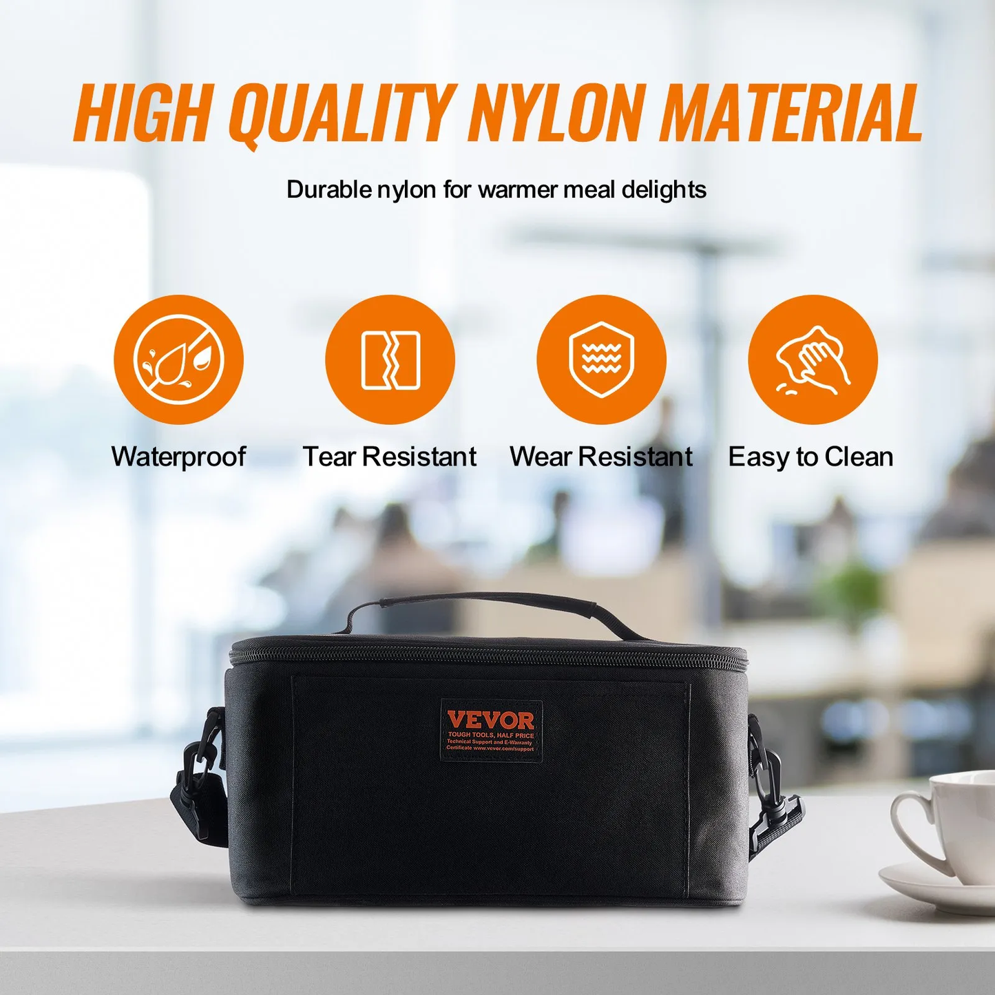 VEVOR 3-in-1 Portable Oven, 12V/24V/110V Portable Food Warmer, 80W (Max 100W) Mini Personal Microwave,-$25