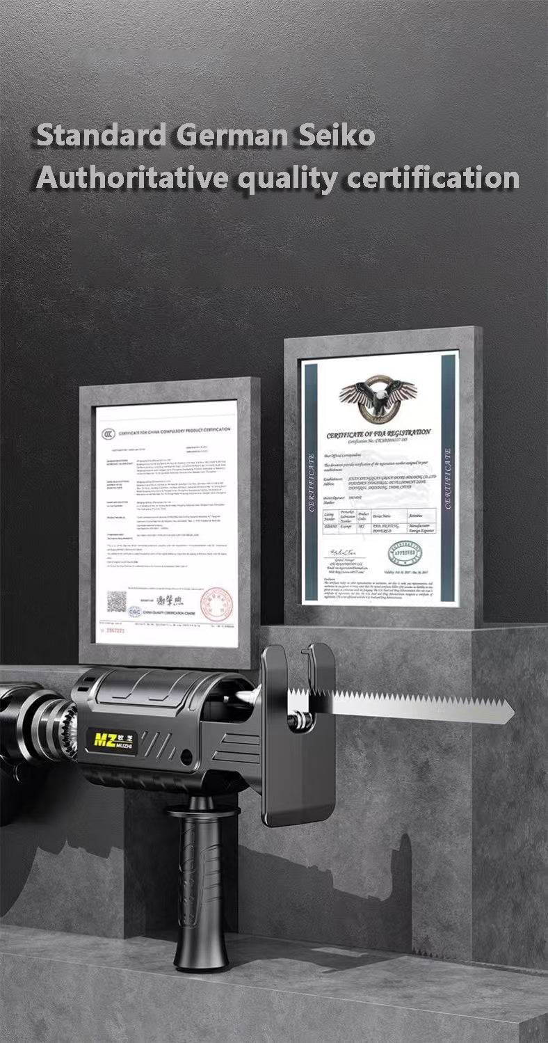 BNIB- Electric drill saw converter head, multi-function saber woodworking saw, small handheld,