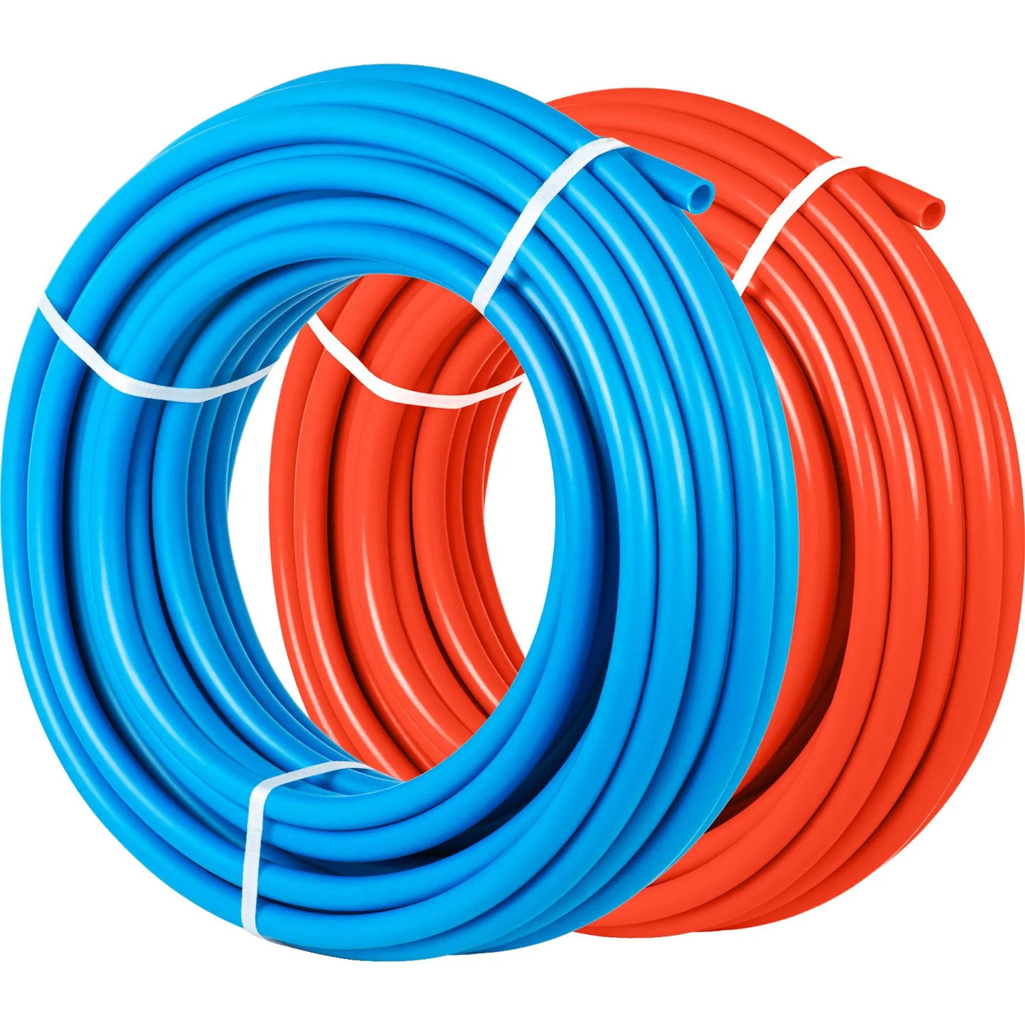 VEVOR 2 Rolls of 1/2" x 100ft, Non-Oxygen Barrier Flexible Pipe Tubing, Red&Blue for Hydronic Radiant Heat ,-$75