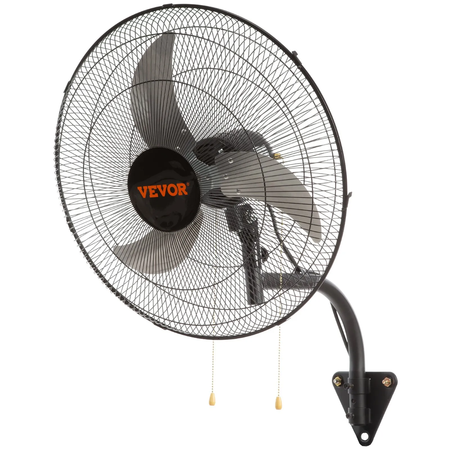 VEVOR Wall Mount Fan, 20 Inch, 3-speed High Velocity Max. 4650 CFM Oscillating Industrial Wall Fan,-$80