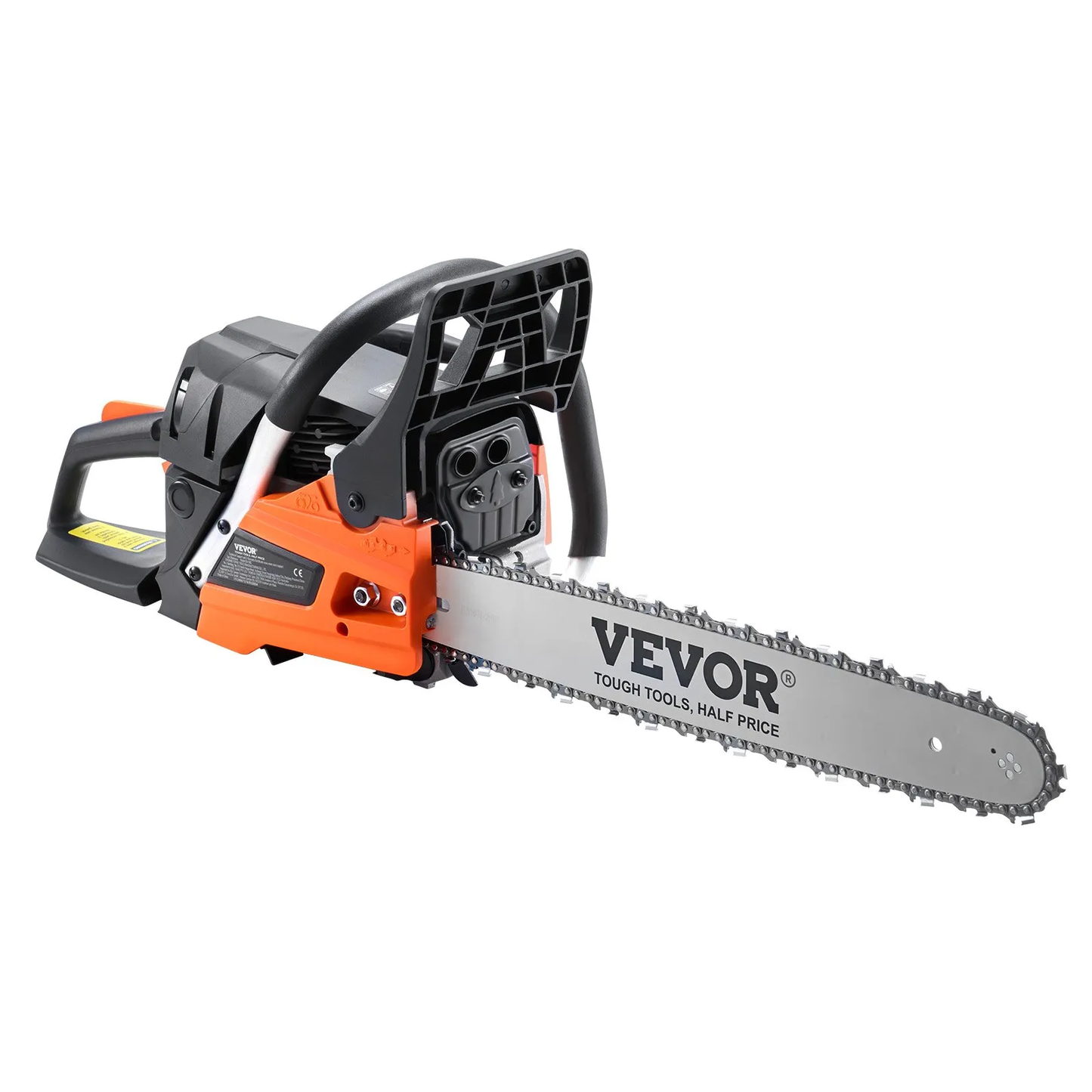VEVOR Gas Chainsaw, 52CC 18" 2.55HP, Gasoline Powered Chain Saw, Handheld Cordless Petrol Chainsaws,-$100