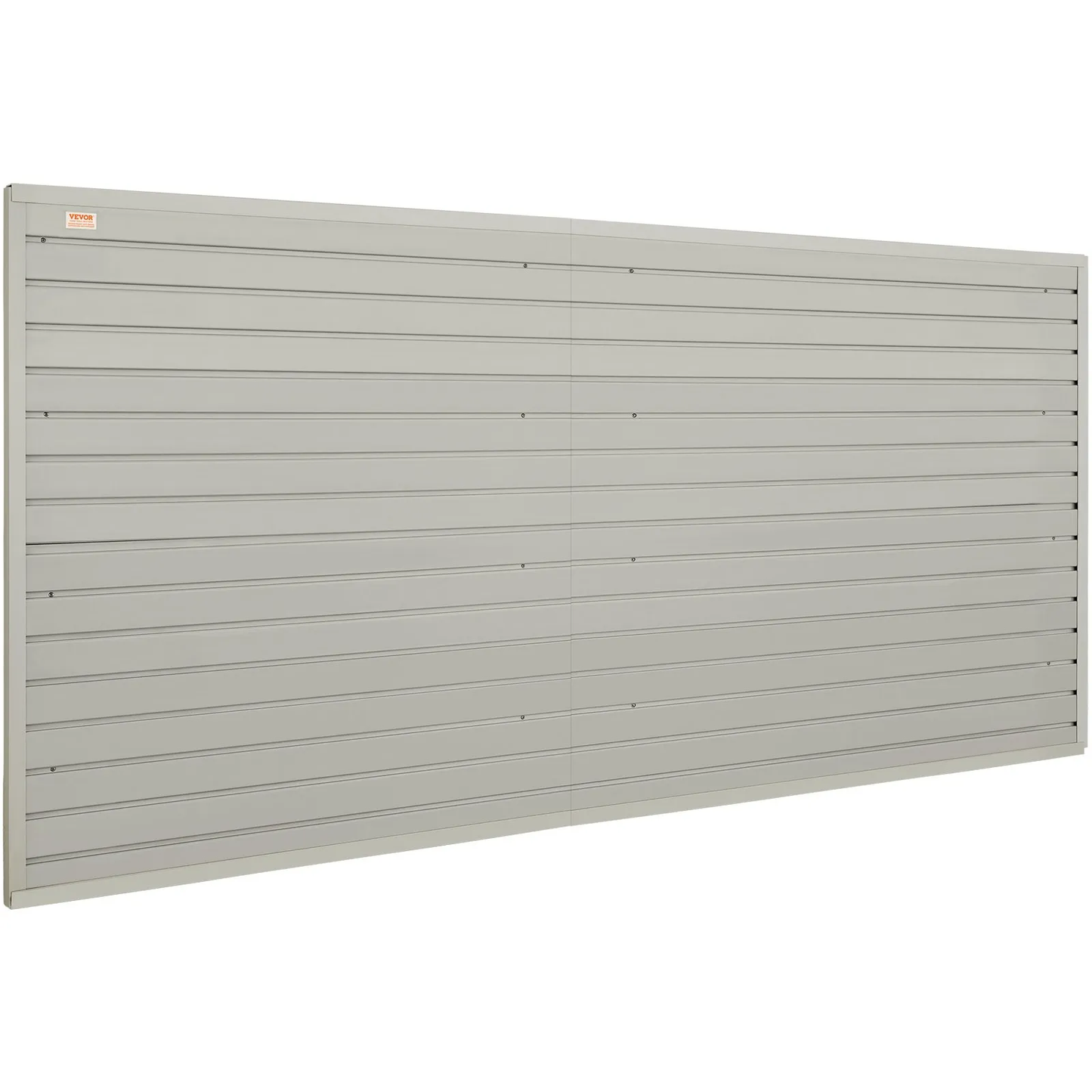 VEVOR Slatwall Panels with Hooks, 4 ft x 1 ft Gray Garage Wall Panels 12"H x 48"L (Set of 8 Panels)