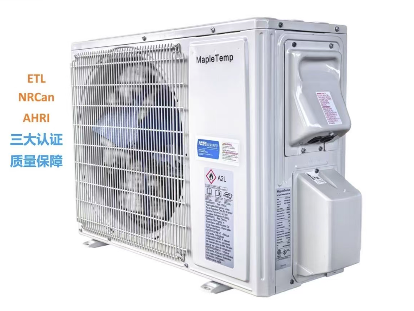 BNIB-MapleTemp Split Room Air Conditioner & Heat Pump System for Fast Cooling & Heating, MTH25-24K220V, $2299