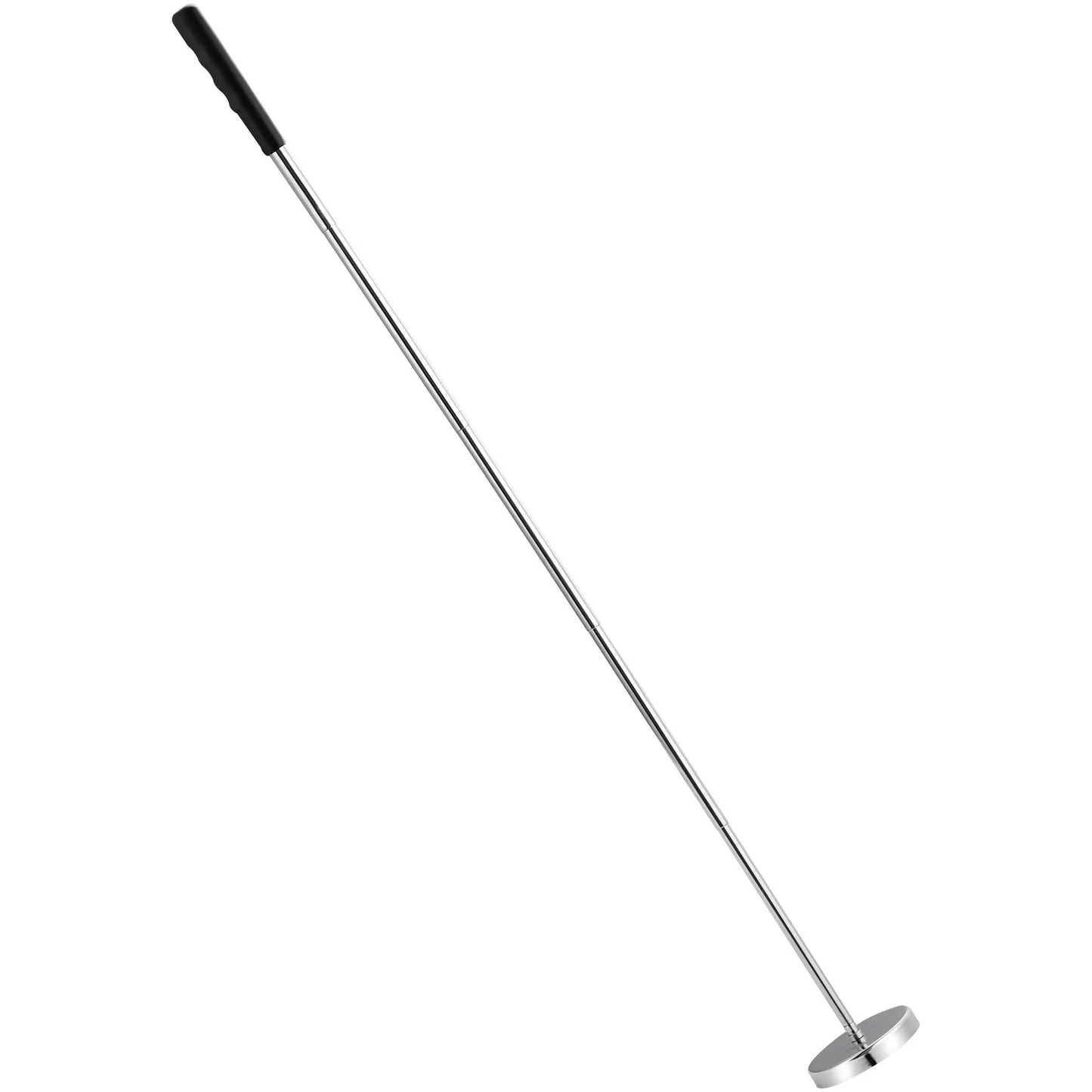 VEVOR Telescoping Magnetic Sweeper Pickup Tool, 3.5inch Handheld Screws Parts Finder with 35LB Pul