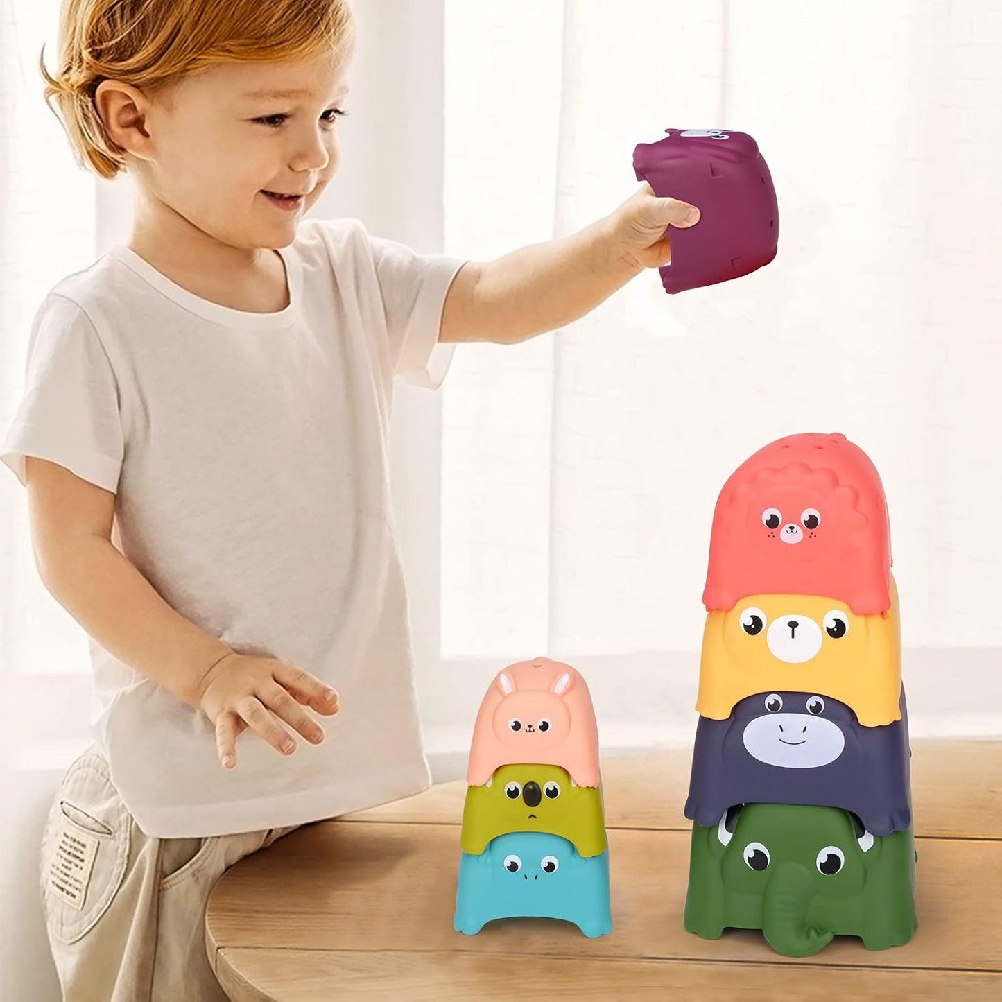 Brand new Colorful Bench Jenga, children's educational toys