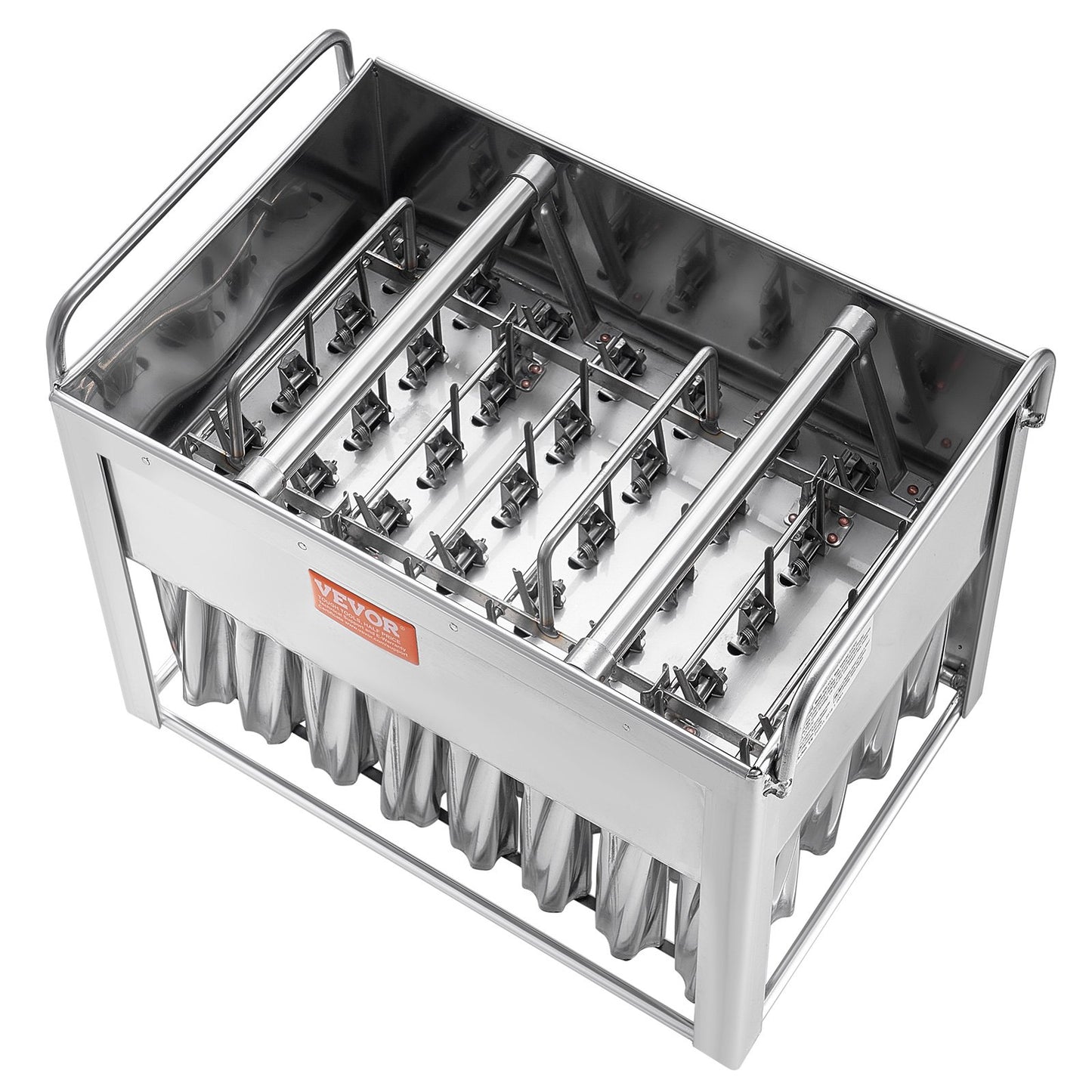 VEVOR Commercial Popsicle Moulds, 40PCS Cylindrical Stainless Steel Ice Lolly Popsicle Moulds,-$100