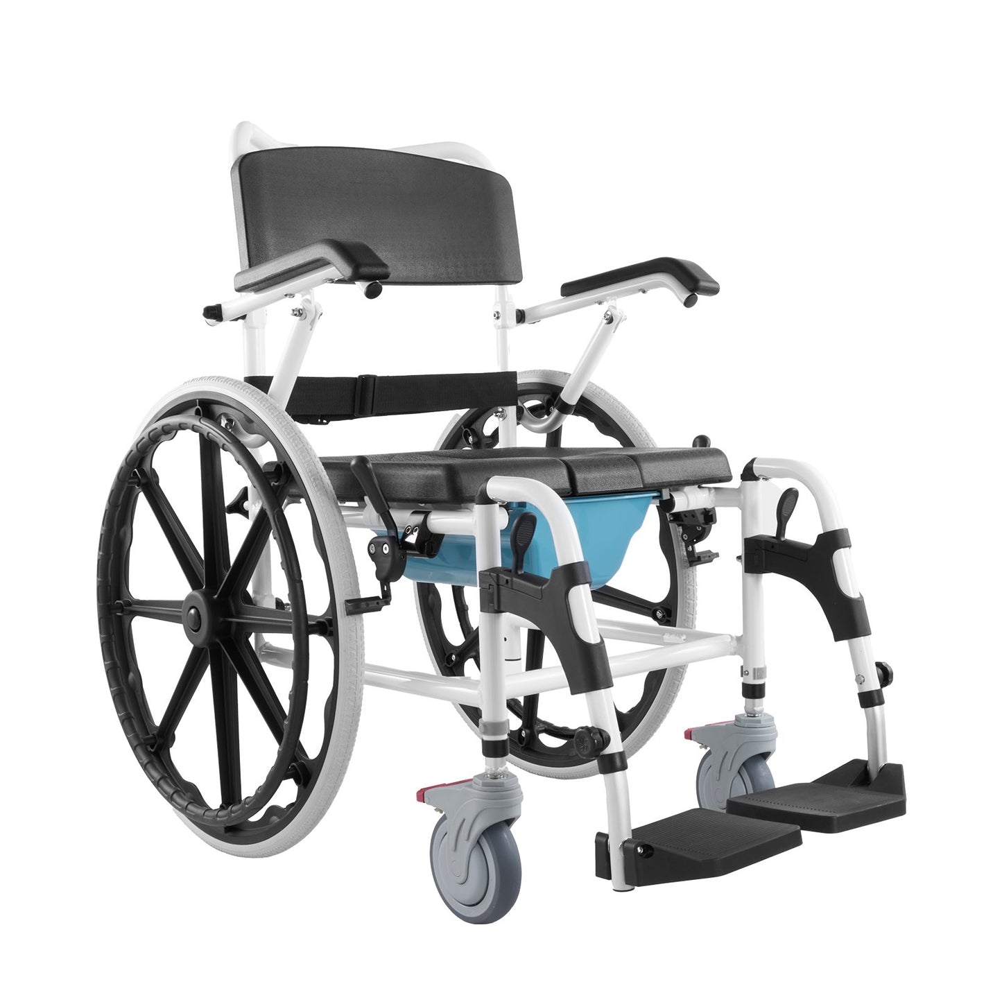 VEVOR Shower Wheelchair, 17.5in Width Aluminum Alloy Bathroom Wheelchair for Inside Shower,-$290