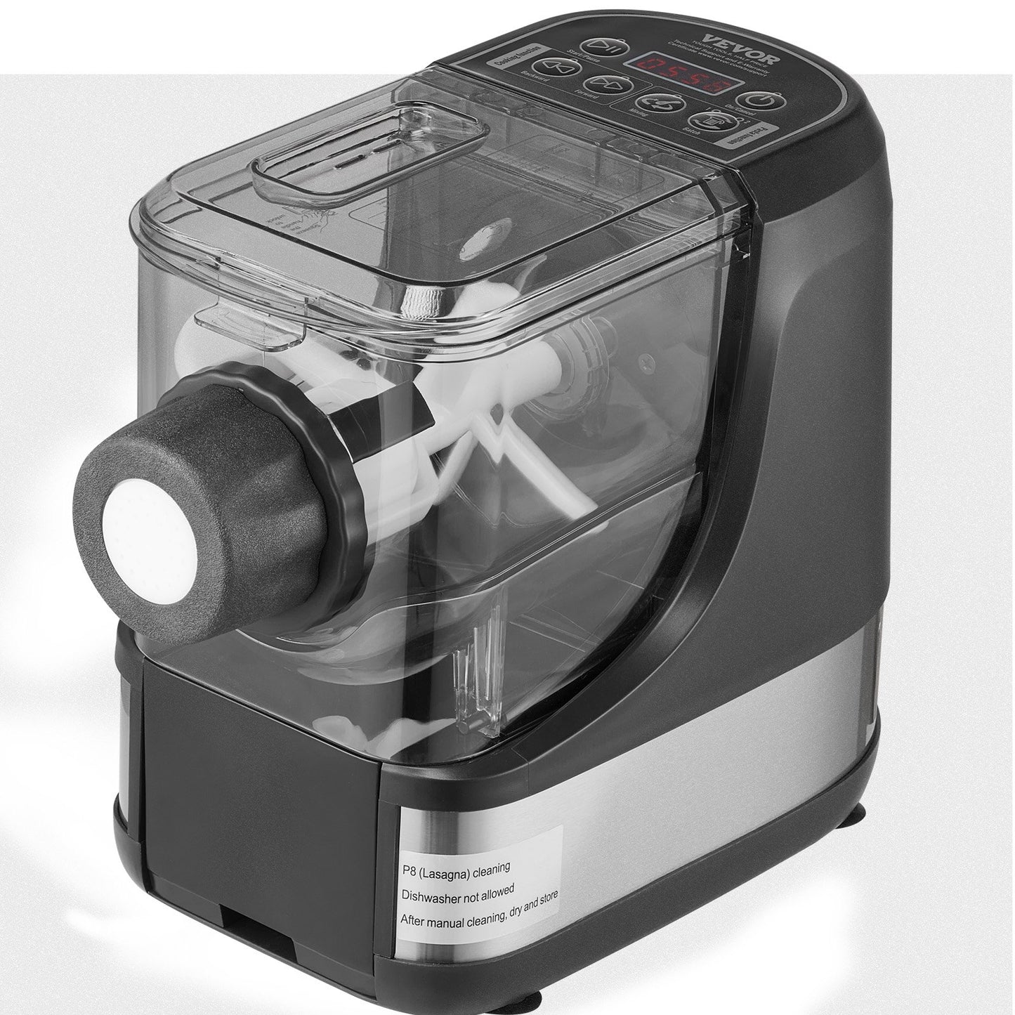VEVOR Electric Pasta Maker, 150W Automatic Noodle Maker Machine with 8 Pasta Shapes,-$70