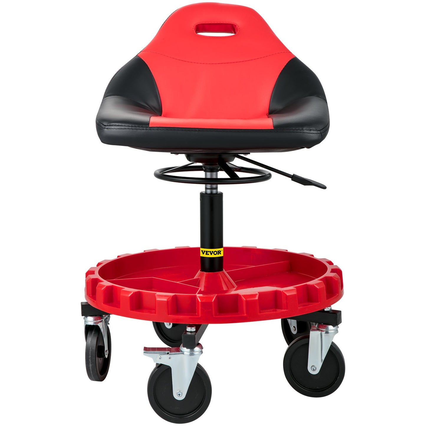 VEVOR Rolling Garage Stool, 300LBS Capacity, 21"-26" Adjustable Height Range, Mechanic Seat, -$90