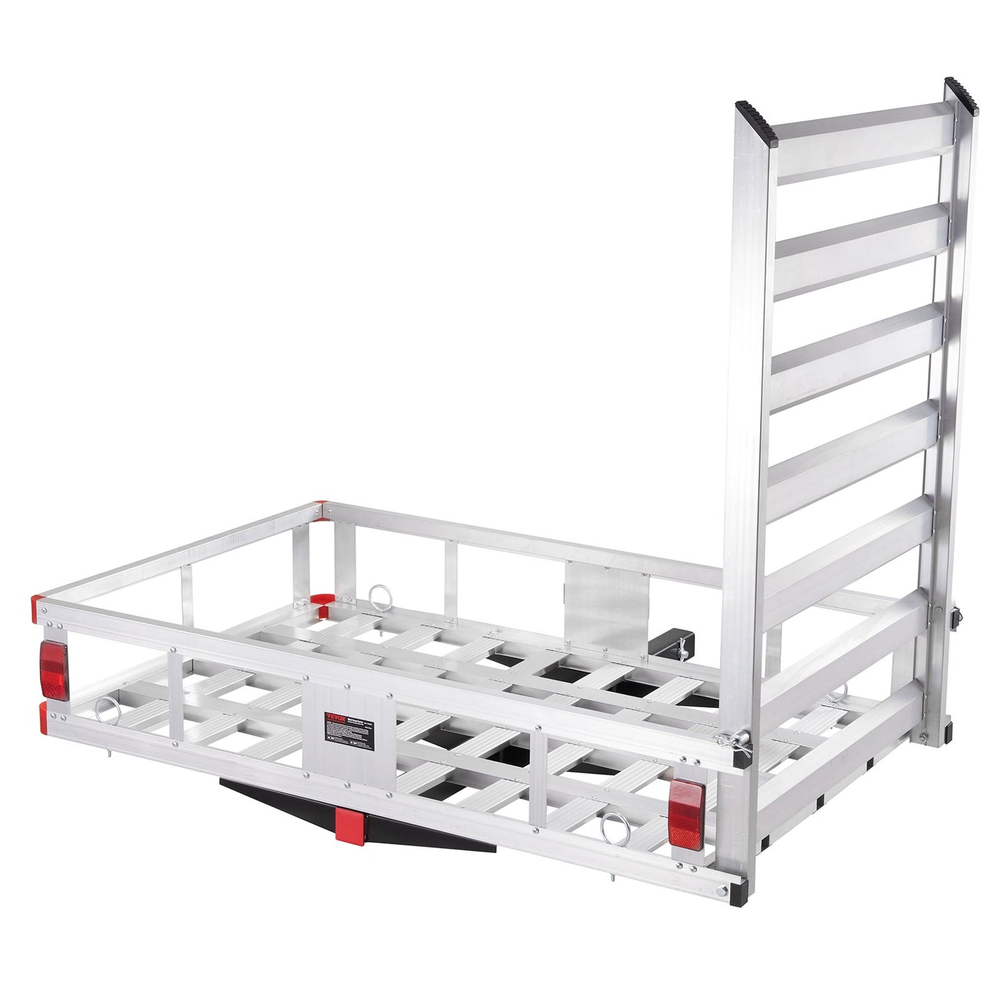 VEVOR 50 x 29.5 x 8.7 in Hitch Cargo Carrier, 500lb Capacity Trailer Hitch Mount Aluminum,-$180