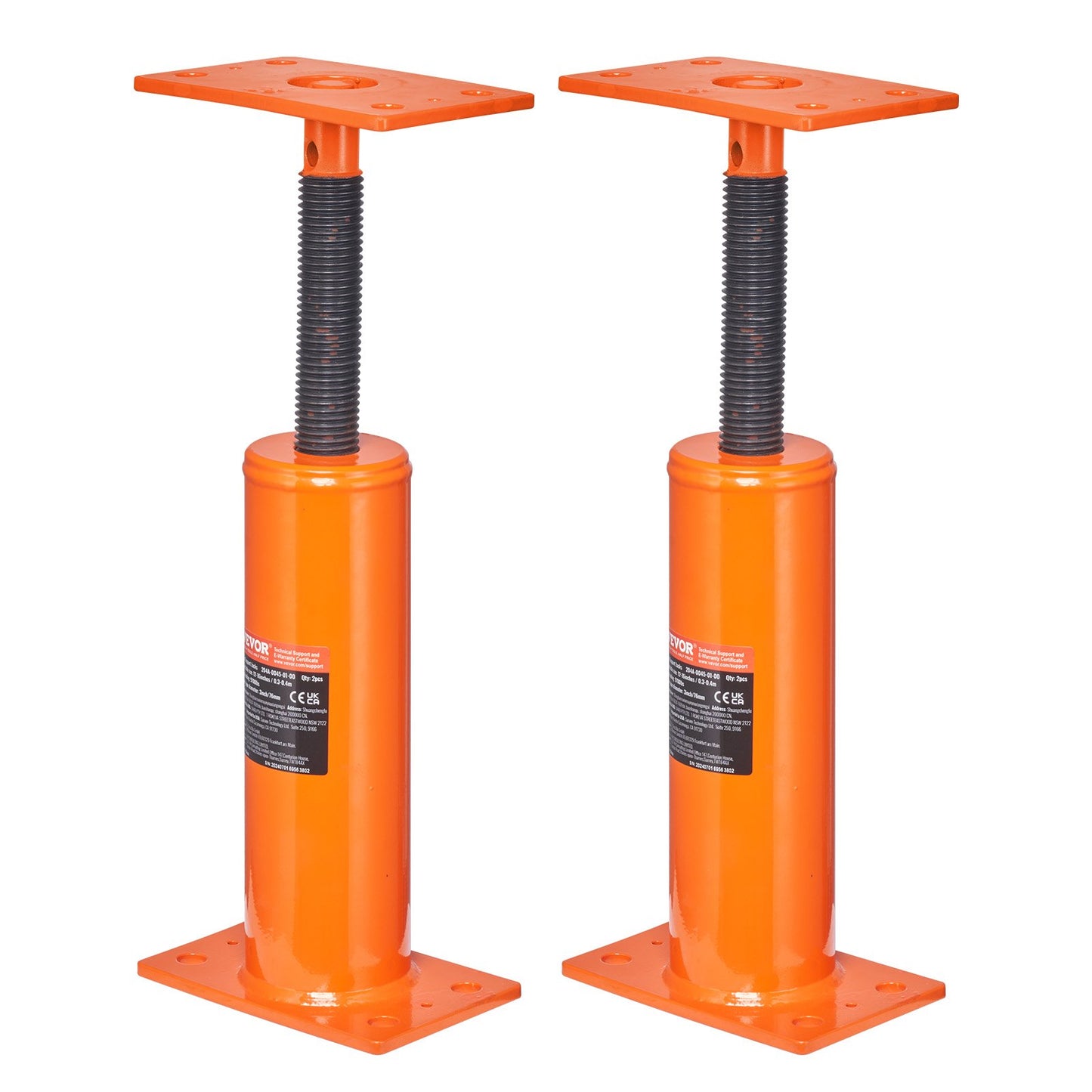 VEVOR House Floor Jacks, 2 Pack, 12"-16" Height Range, 9700 lbs Max Load Capacity Per Unit,-$45