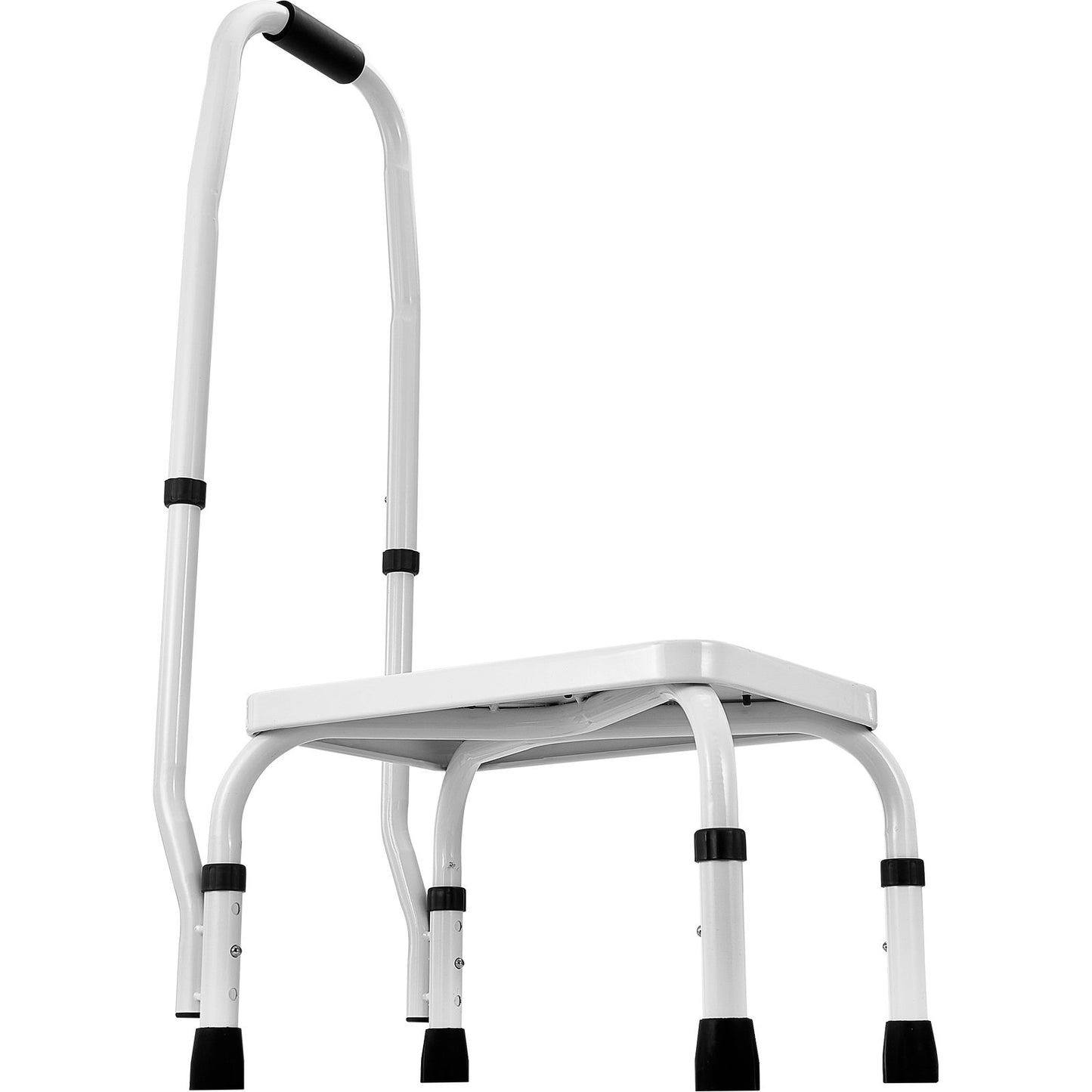 VEVOR Step Stool 1-Step 330lbs Capacity, 3 Adjustable Height with Handle Steel Step Ladder,-$45