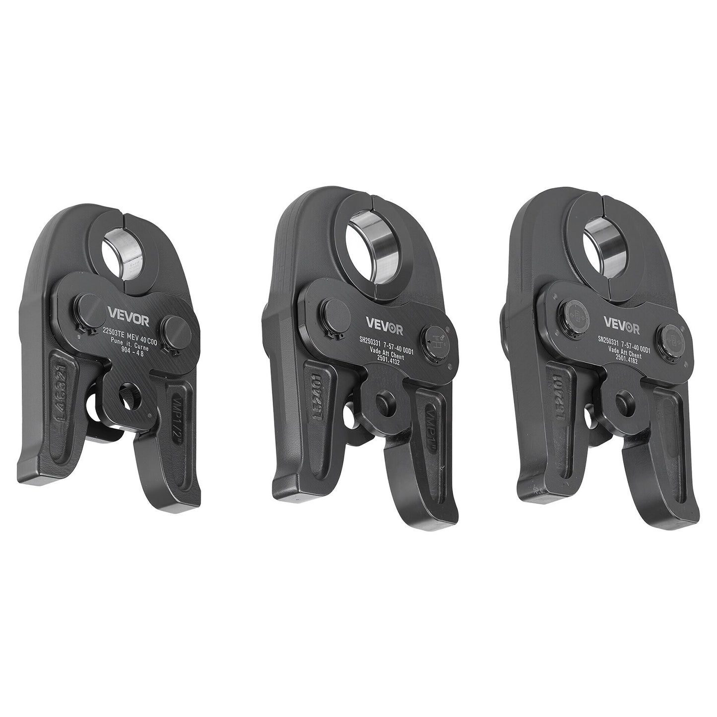 VEVOR VMP Press Jaws, 3PCS Pressing Jaws 1/2", 3/4" & 1" - Compatible with Megapress Carbon,-$210