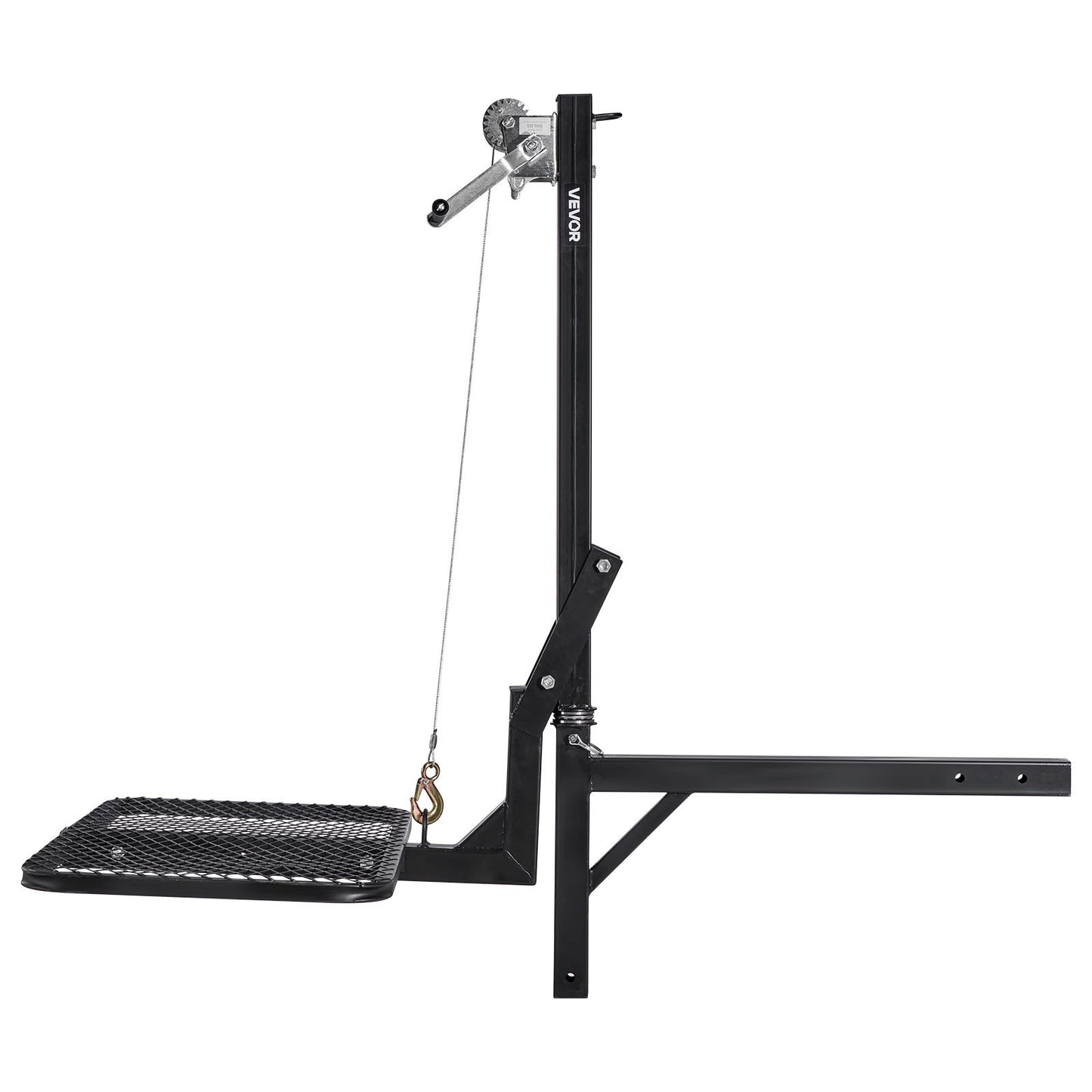 VEVOR Hitch Deer Hoist with Lifting System Platform, 300 lbs Load Capacity, Game Hoist Winch Lift,-$110