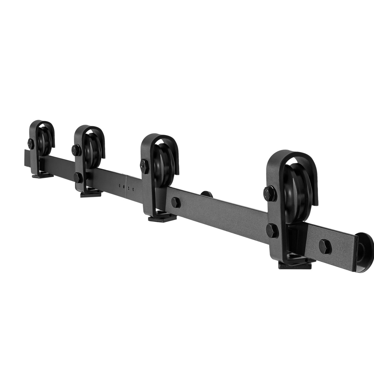 VEVOR Bi-Folding Sliding Barn Door Hardware Track Kit, 52" Top Mount Track Kit, Slide Smoothly,-$75
