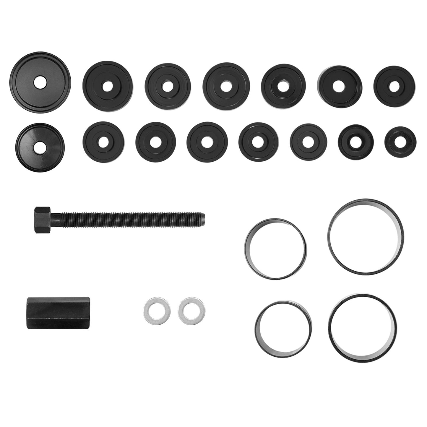 VEVOR Wheel Bearing Press Kit, 23 PCS FWD Bearing Puller Tools, for Front Wheel Drive Bearing,-$50