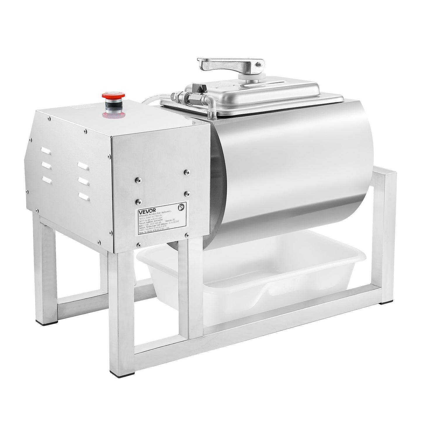 VEVOR Commercial Meat Tumbler Marinator, 20L Vacuum Tumbler Marinating Machine w/Bidirectional,-$340