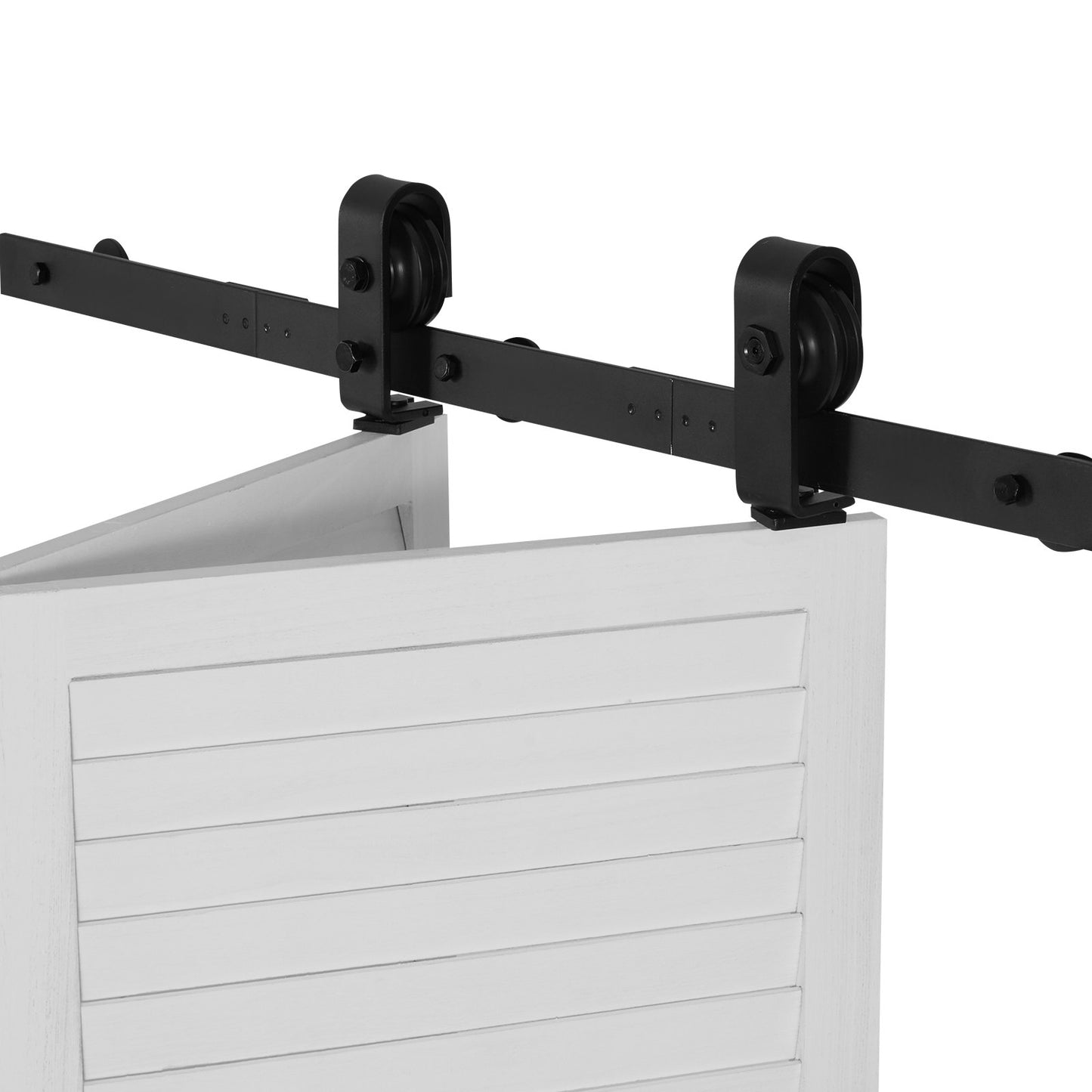 VEVOR Bi-Folding Sliding Barn Door Hardware Track Kit, 36" Top Mount Track Kit, Slide Smoothly,-$35