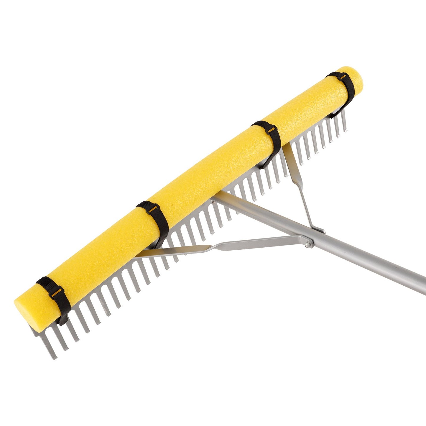 VEVOR Landscape Rake, 36 inch Wide Head 133 inch Handle, Large Aluminum Landscaping,-$35
