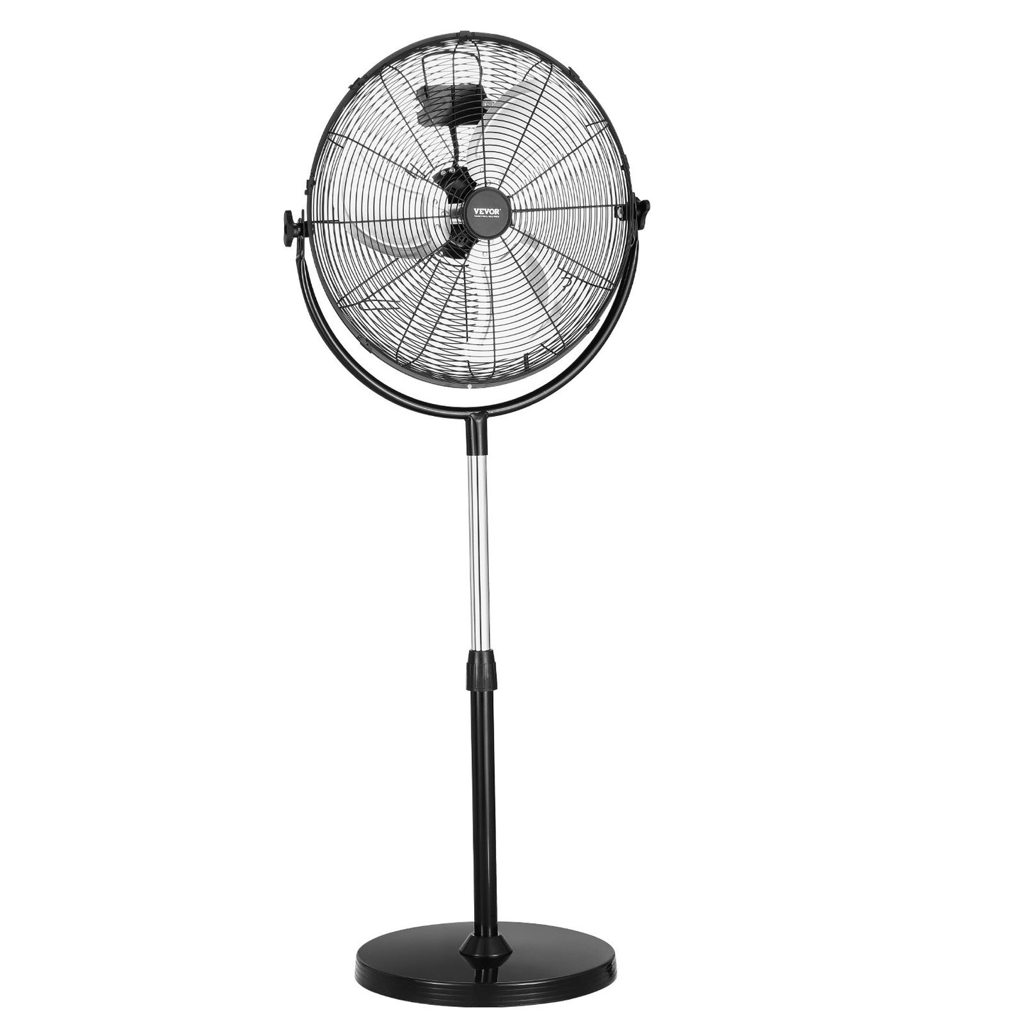VEVOR Industrial Pedestal Fan, 18 Inch Standing Fan with 45.3 to 57.9 Inches Adjustable Height,-$70