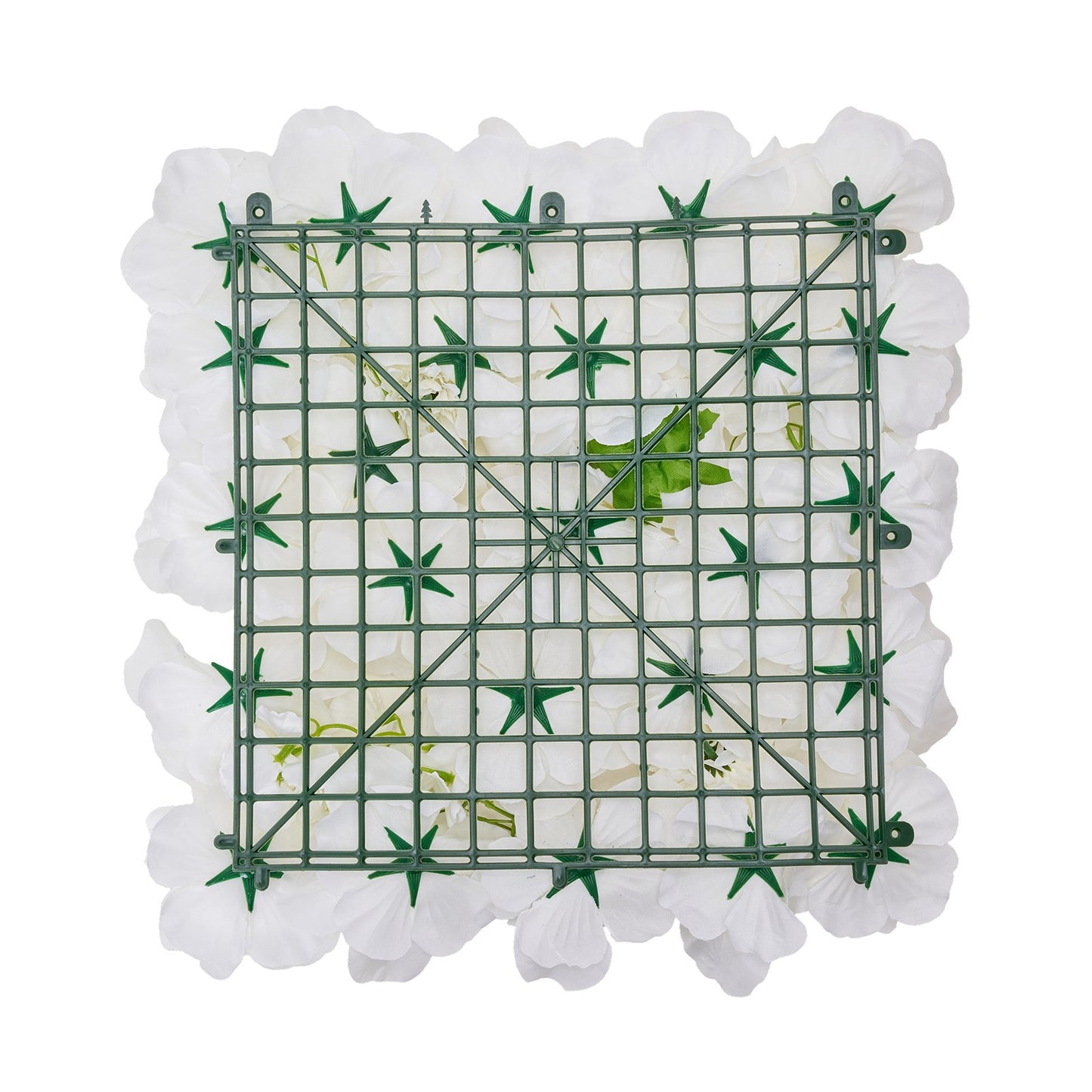 VEVOR 3D Flower Wall Panel, 24 PCS 15 x 15 inch, Artificial Floral Wall Background Mesh Backing Mat,-$95