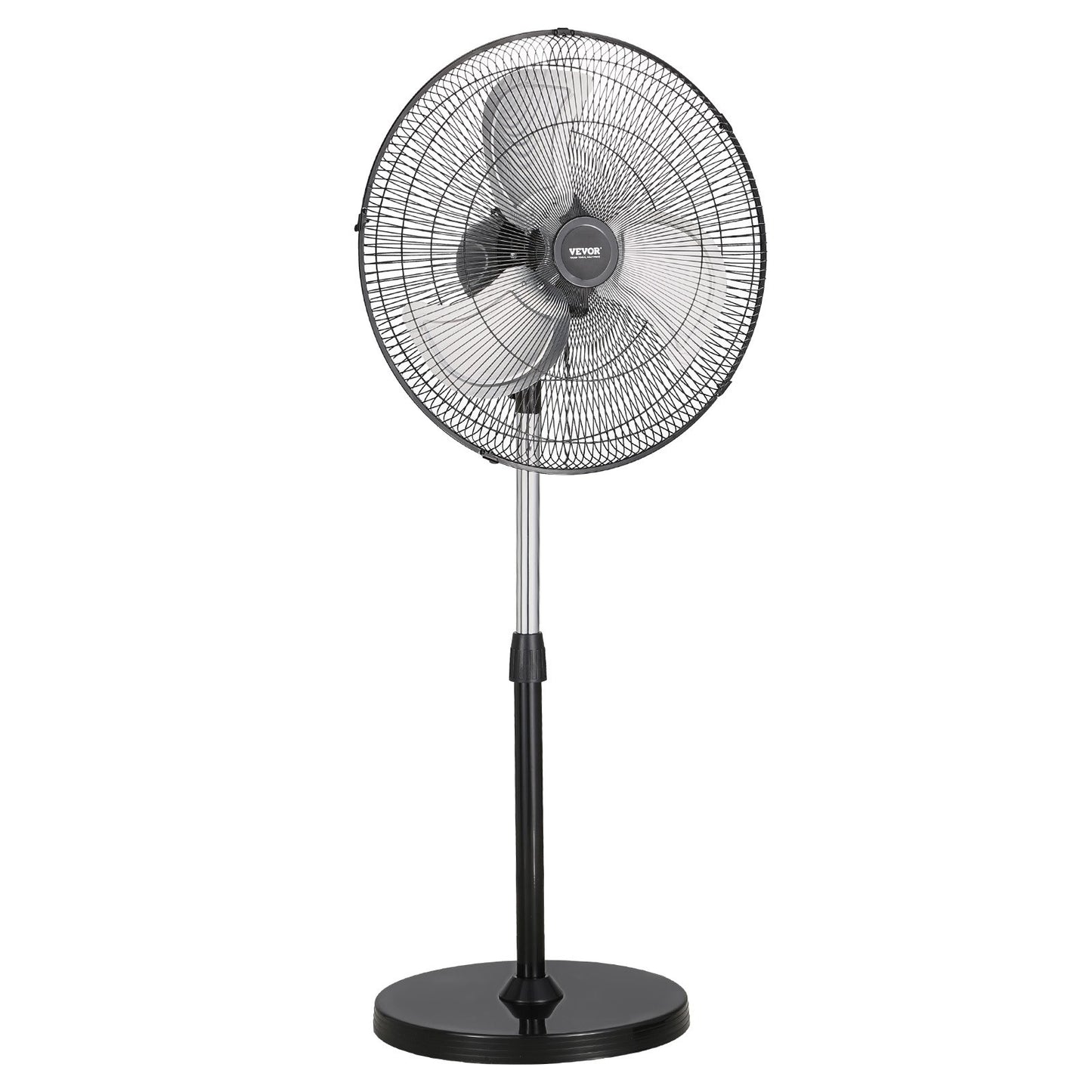 VEVOR Industrial Pedestal Fan, 20 Inch 90-Degree Oscillating Fan, Height Adj Standing Fans,-$70