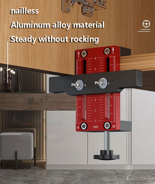 BNIB- Cabinet door installation AIDS, positioners, cabinet doors special installation measuring and punching tools