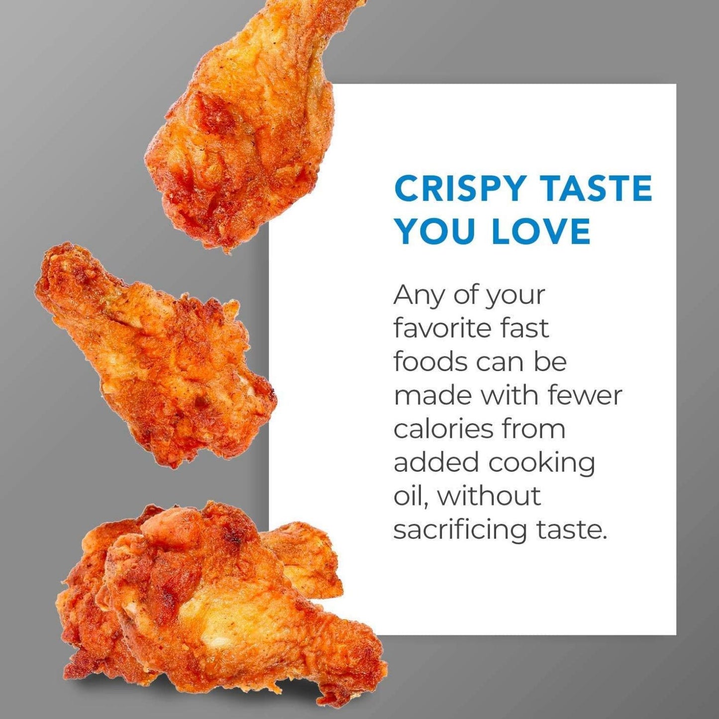 BNIB-Power XL 7-in-1 Cooking Features Air Fryer Pro, Crisp, Cook, Rotisserie,Dehydrate,1700W (6 Qt, Black)