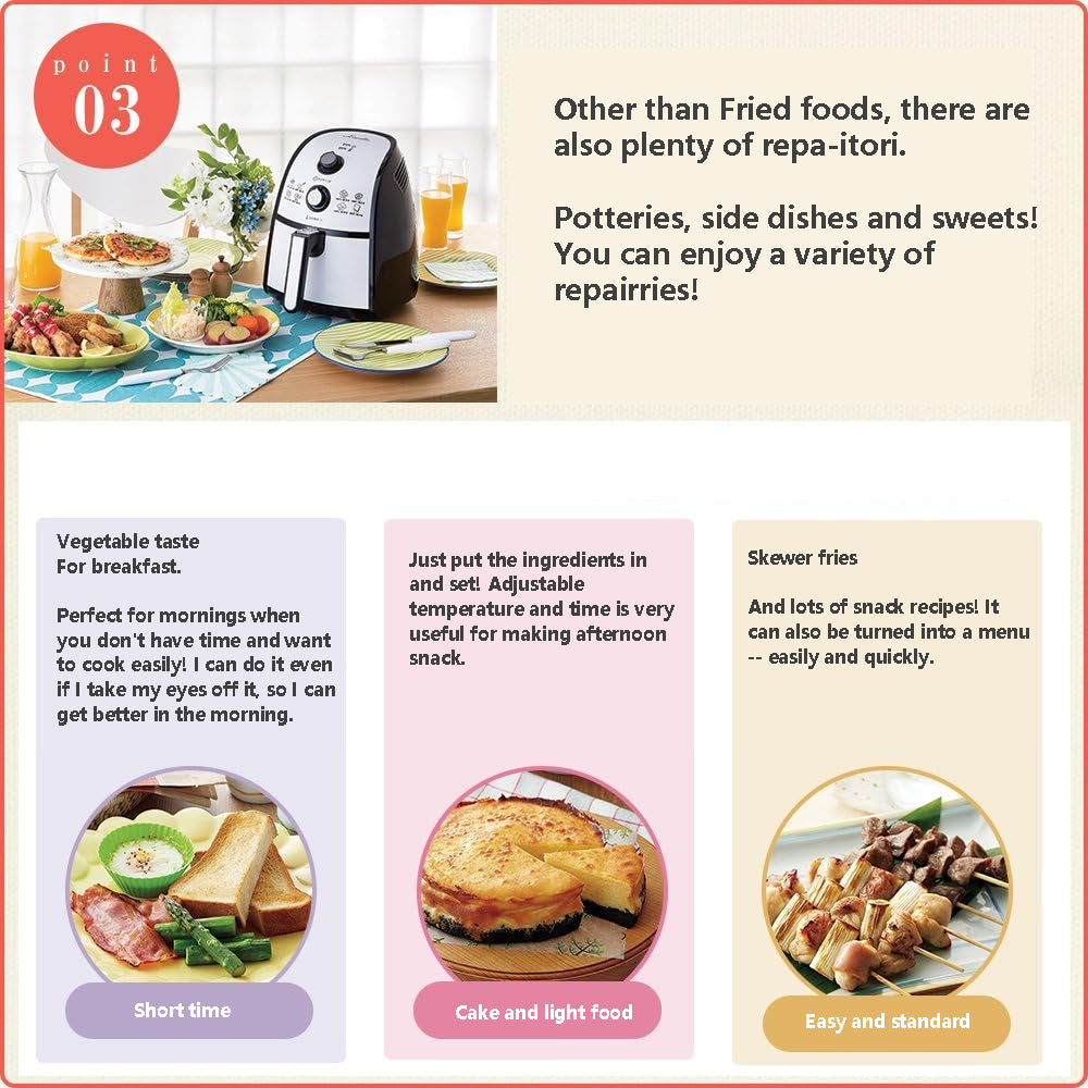 Brand new Karalla Hot Air Frying Deep Fryer, Healthy Cooking, Time-saving, (black & white)