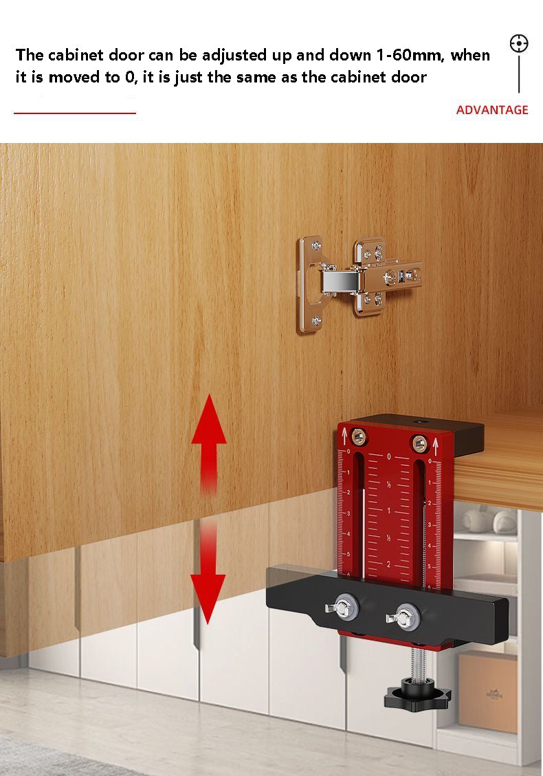 BNIB- Cabinet door installation AIDS, positioners, cabinet doors special installation measuring and punching tools