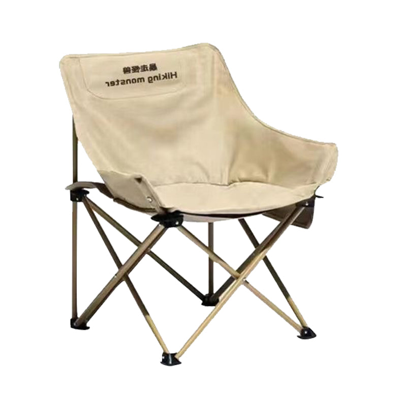 Brand newOutdoor Folding Chair, Simple Camping/Fishing Stool, Moon Chair, (Khaki)