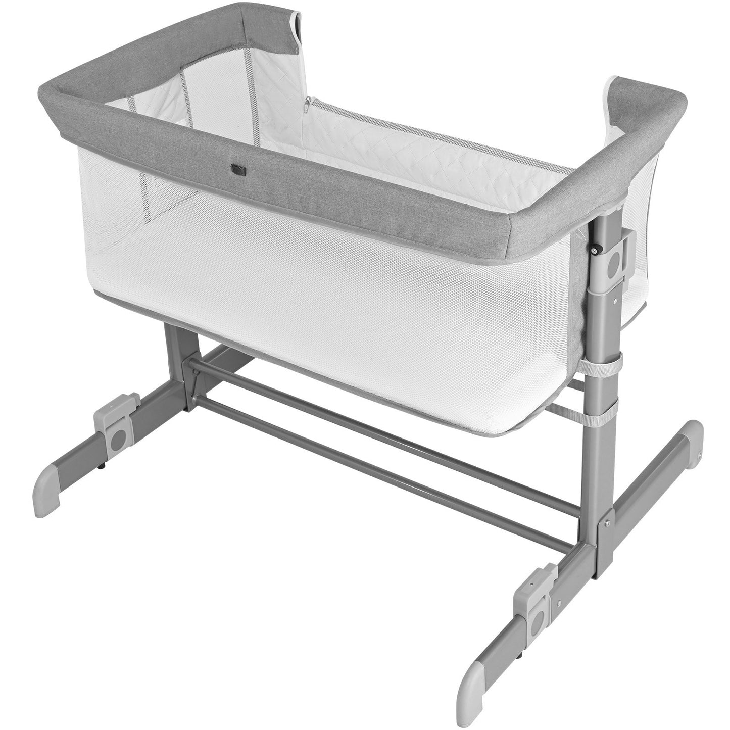 VEVOR Baby Bassinet, 5-Level Height Adjustable,Bedside Sleeper with Comfy Mattress and Wheels,-$100