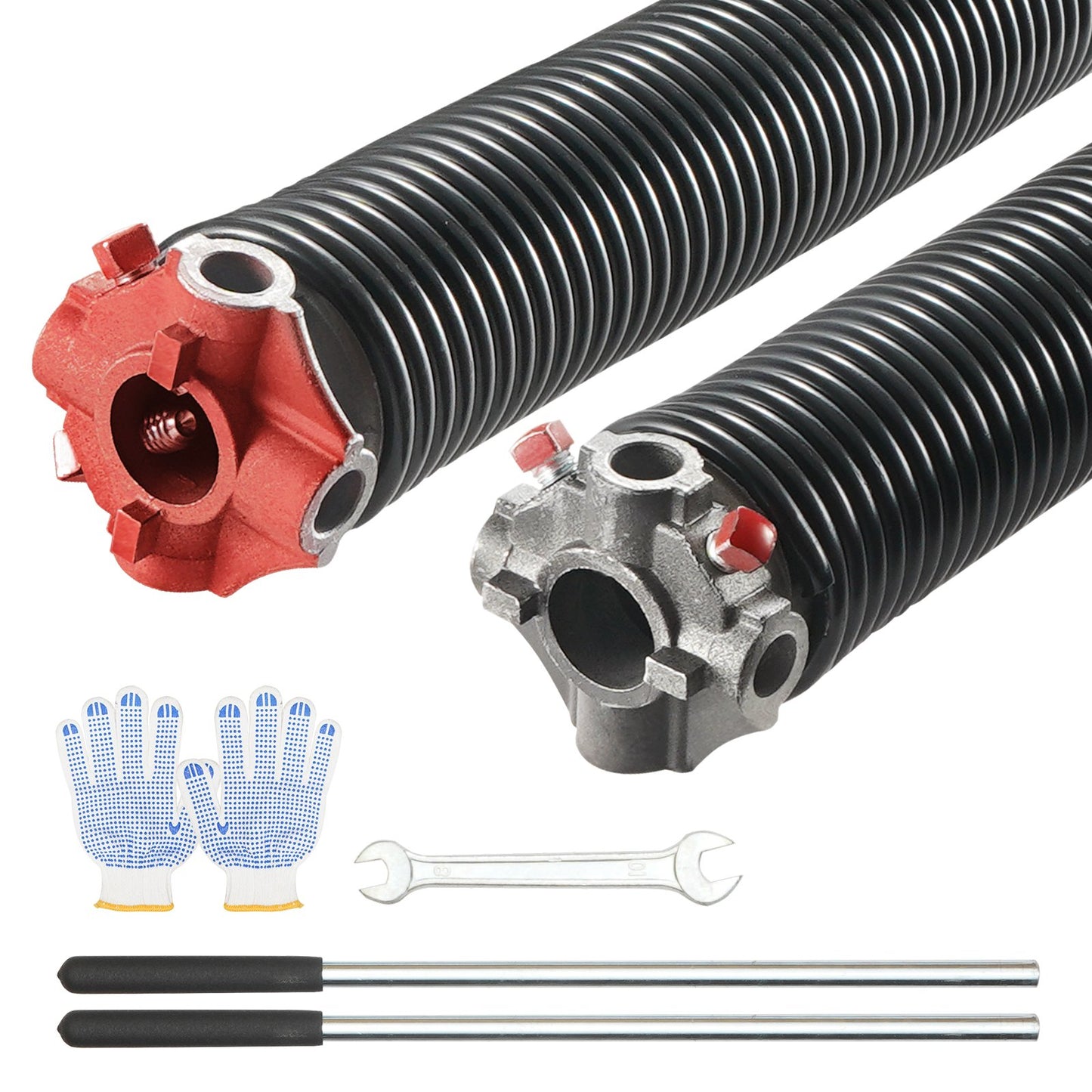 VEVOR Garage Door Torsion Springs, Pair of 0.25 x 2 x 30inch, 16000 Cycles, Garage Door Springs,-$55