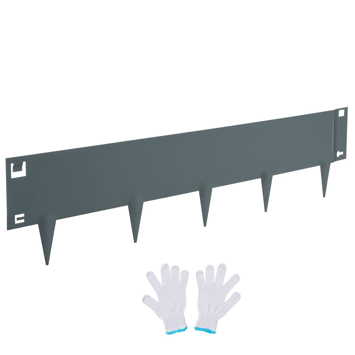 VEVOR Steel Landscape Edging, 5-pack Steel Garden Edging Borders, 39" L x 4" H Strips,-$45