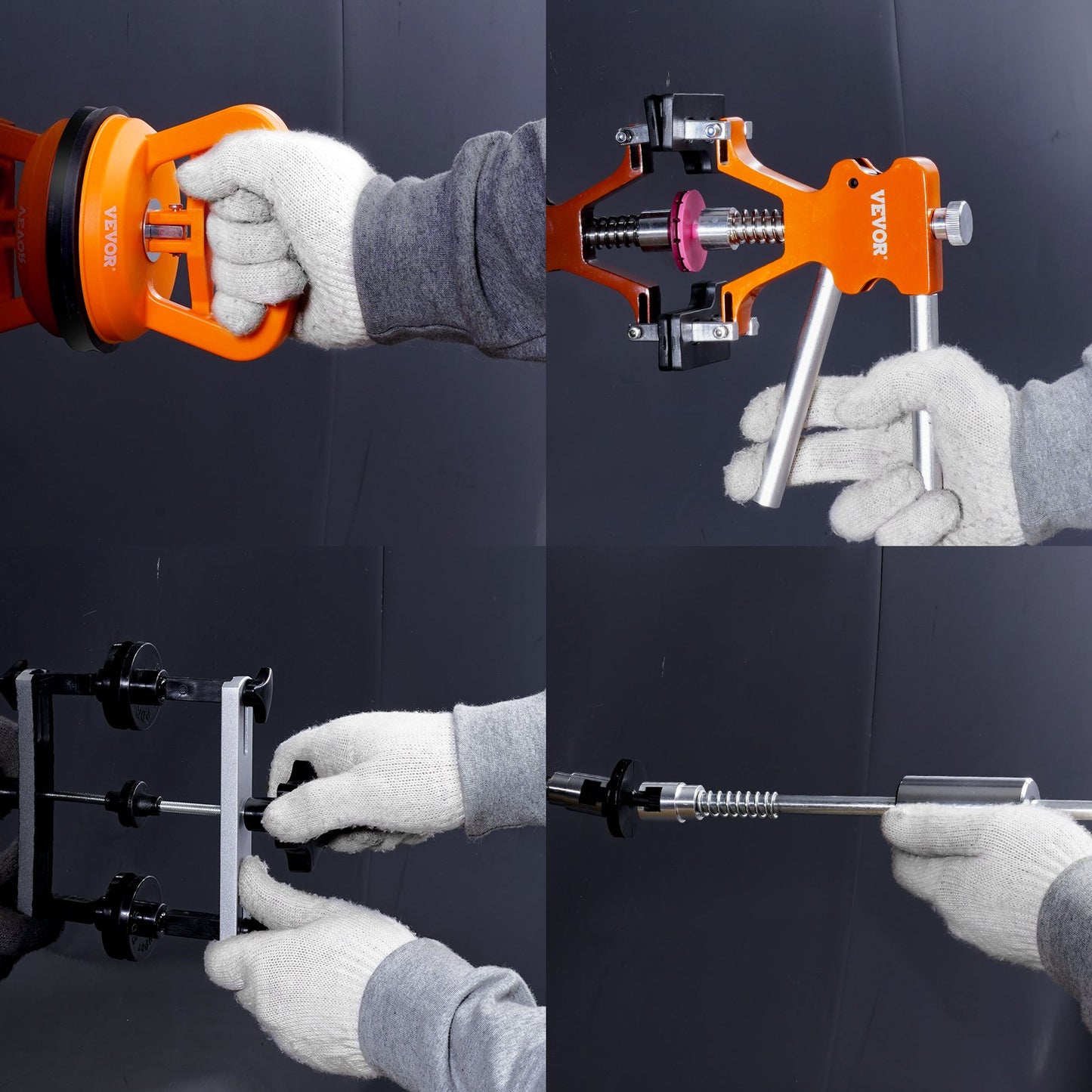 VEVOR 107 PCS Dent Removal Kit, Paintless Dent Repair Kit with Golden Lifter, Bridge Puller,-$50