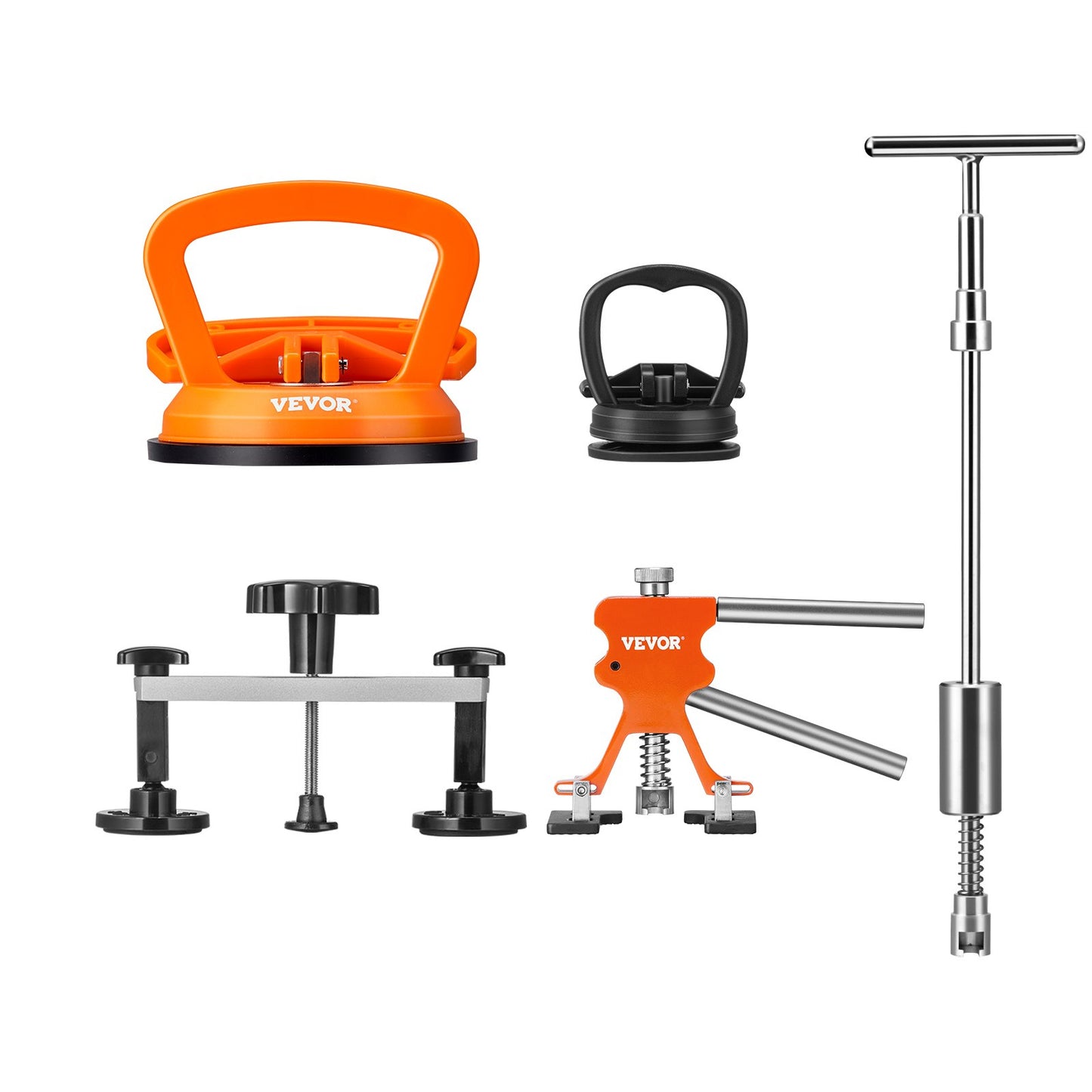 VEVOR 107 PCS Dent Removal Kit, Paintless Dent Repair Kit with Golden Lifter, Bridge Puller,-$50