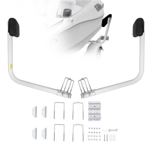 VEVOR Boat Trailer Guide, 2PCS Adjustable Short Bunk Guide-Ons, Hardened Steel Trailer Guide Poles,-$60