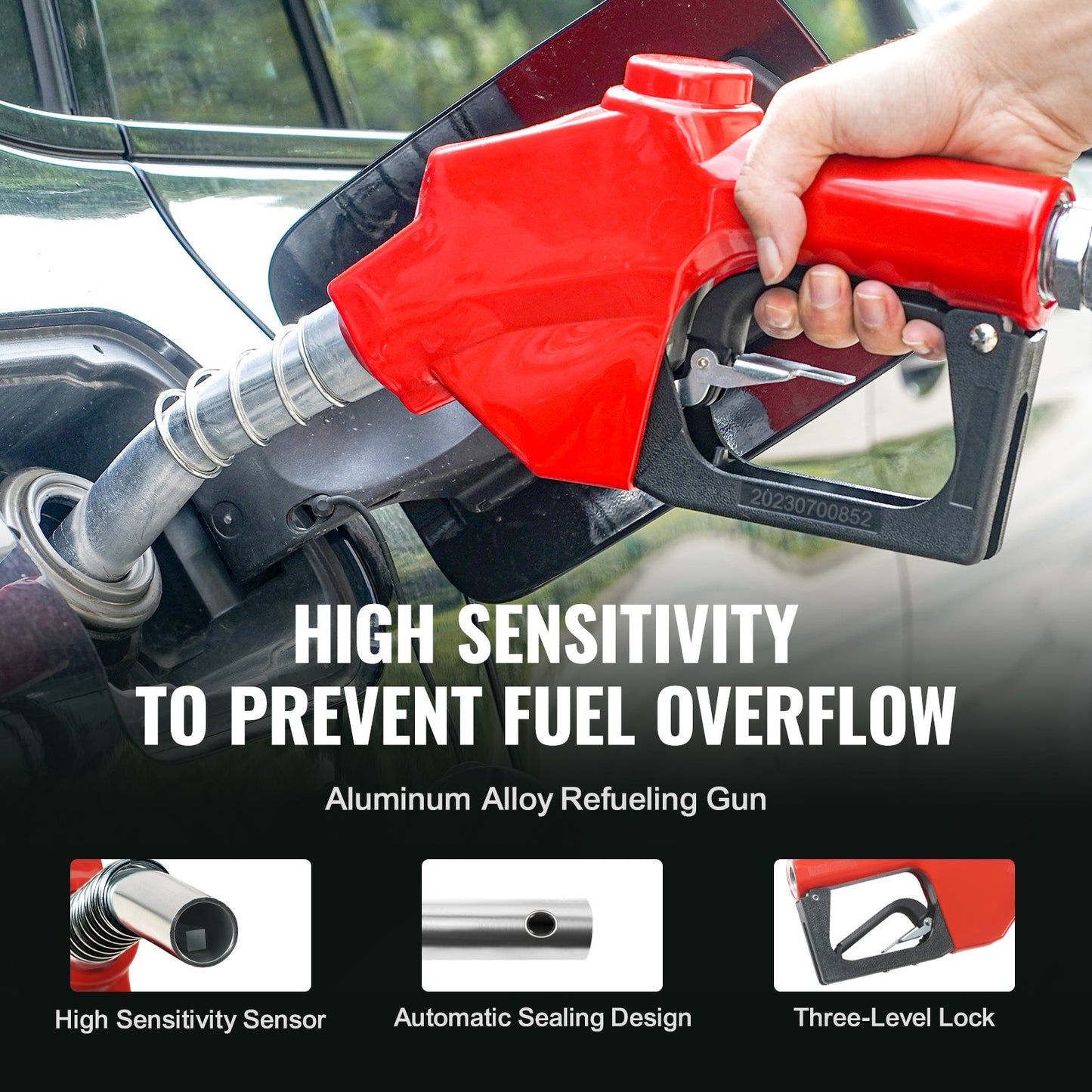 VEVOR Fuel Hose Reel, 3/4" x 50', Extra Long Retractable, Heavy-Duty Carbon Steel Construction ,-$280