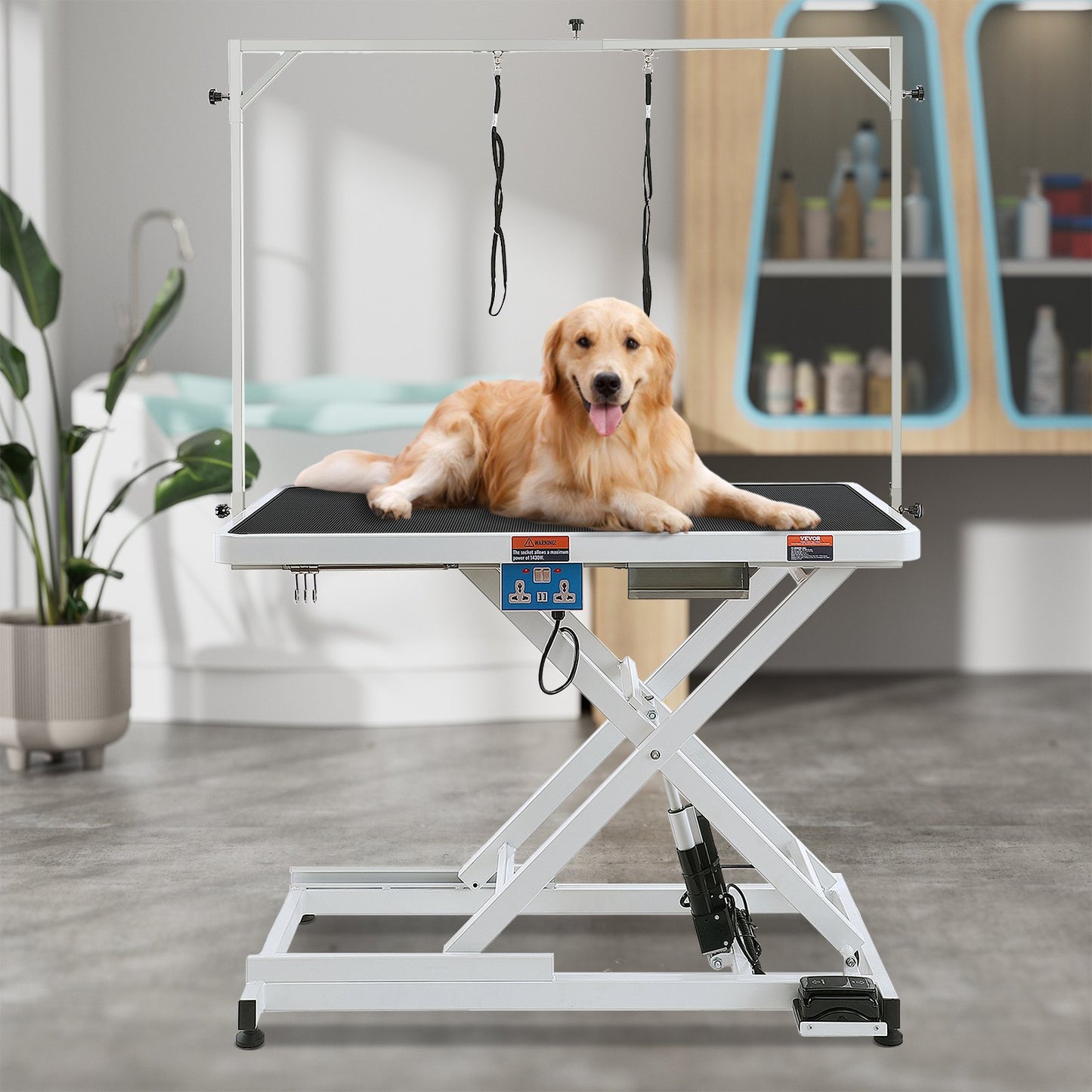 VEVOR 50" Electric Pet Grooming Table, Heavy Duty Dog Grooming Arm for Large Dogs,-$400