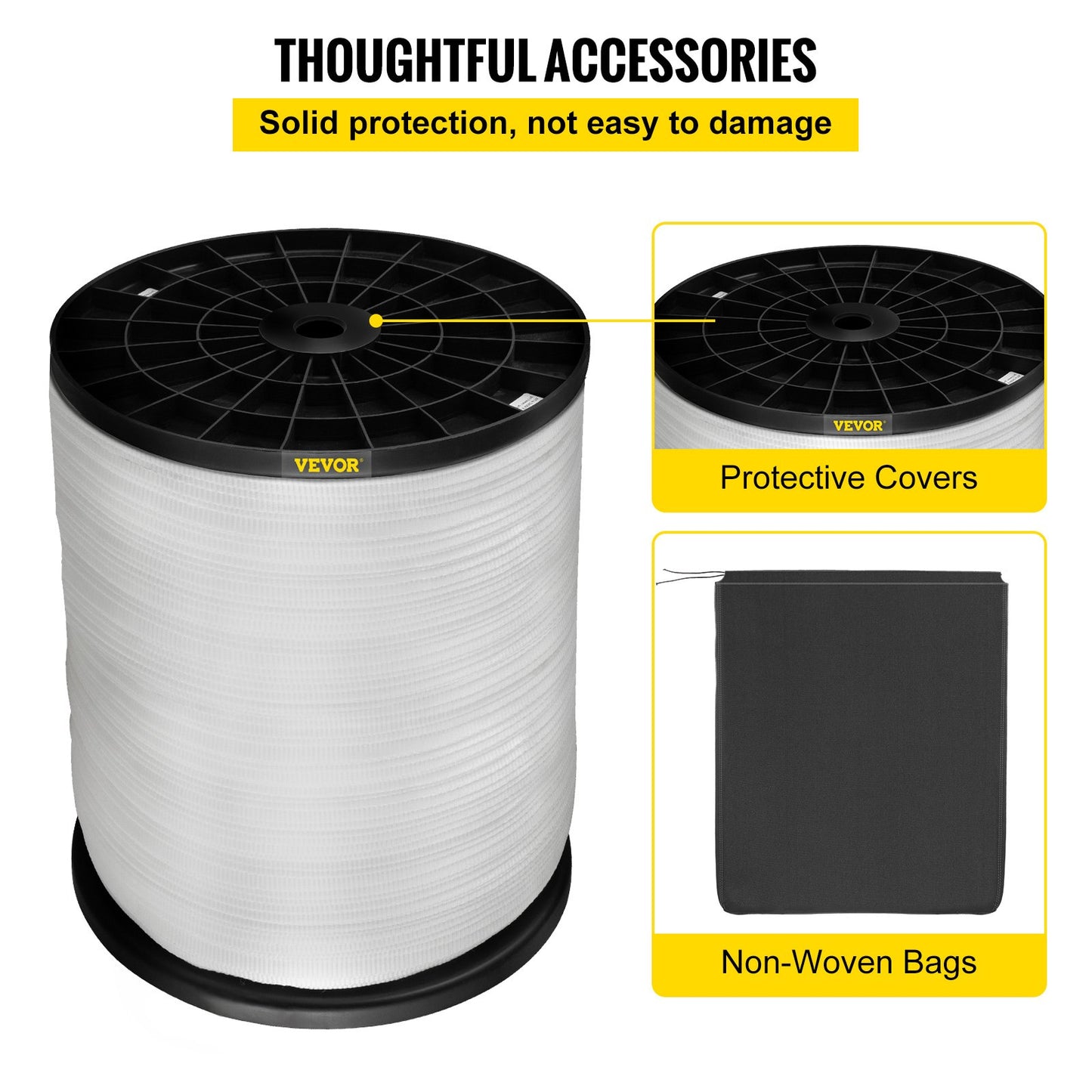 BNIB-VEVOR 170Lbs Polyester Pull Tape, 3153\' x 3/16\" Flat Tape for Wire & Cable Conduit Work,