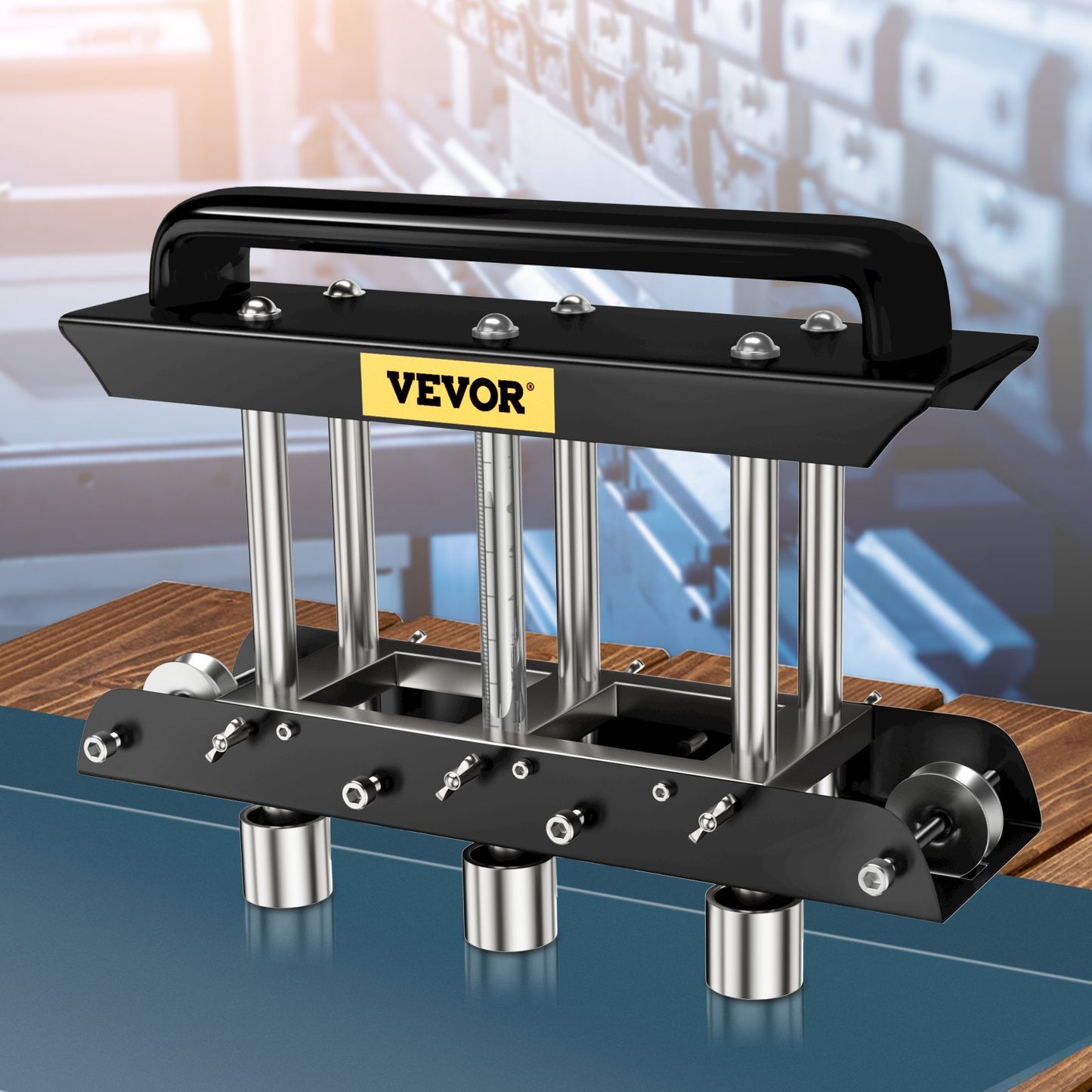 VEVOR Sheet Metal Brake, 0-90°Bending Angle, 3-Station Design Edge Roller, 0.63" to 5.7"(16-145 mm),-$90