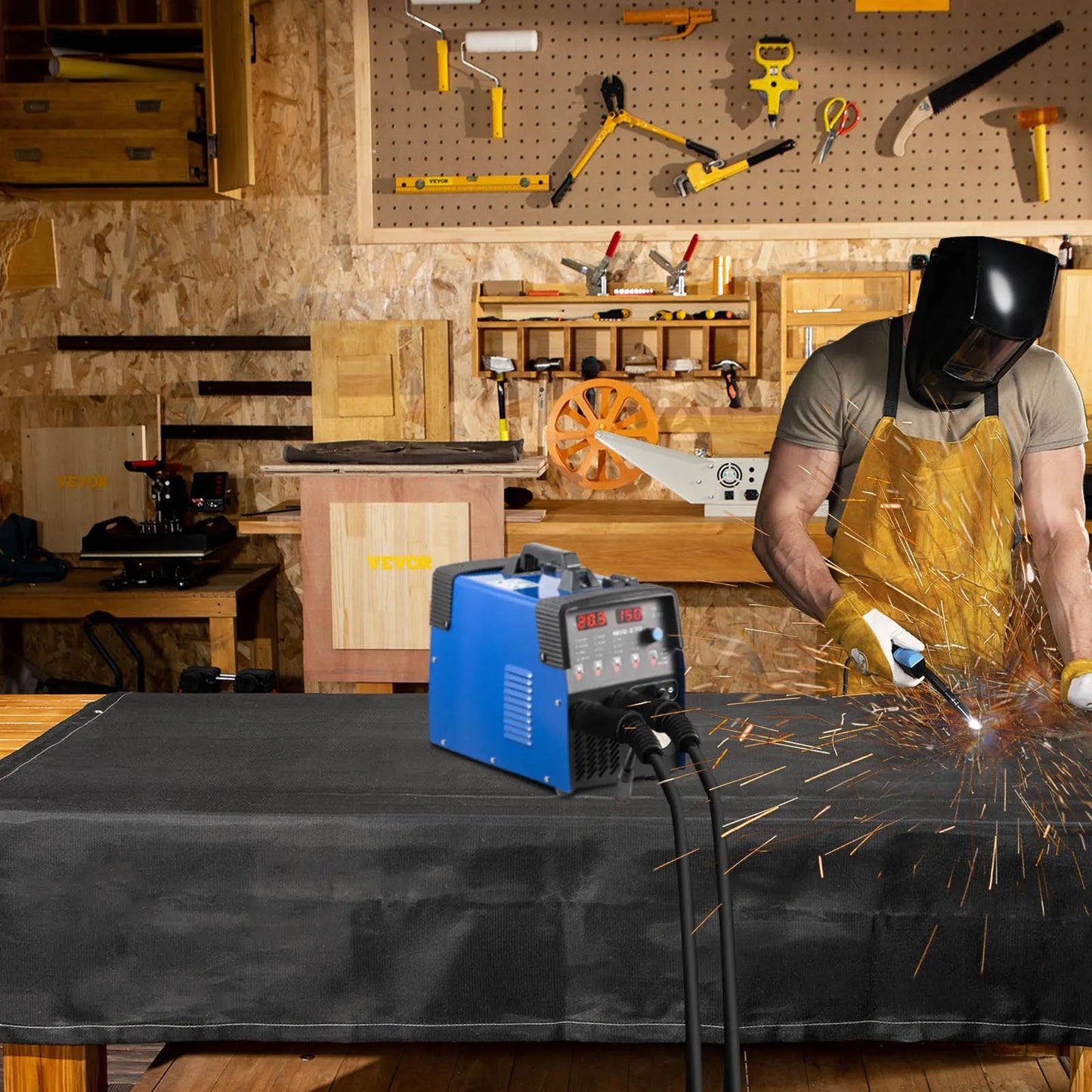 VEVOR Fire Blankets, 2 Pack Welding Blankets, 8' x 10' Fire Suppression Blanket, 1022°F Flame Retardant Blanket,-$50