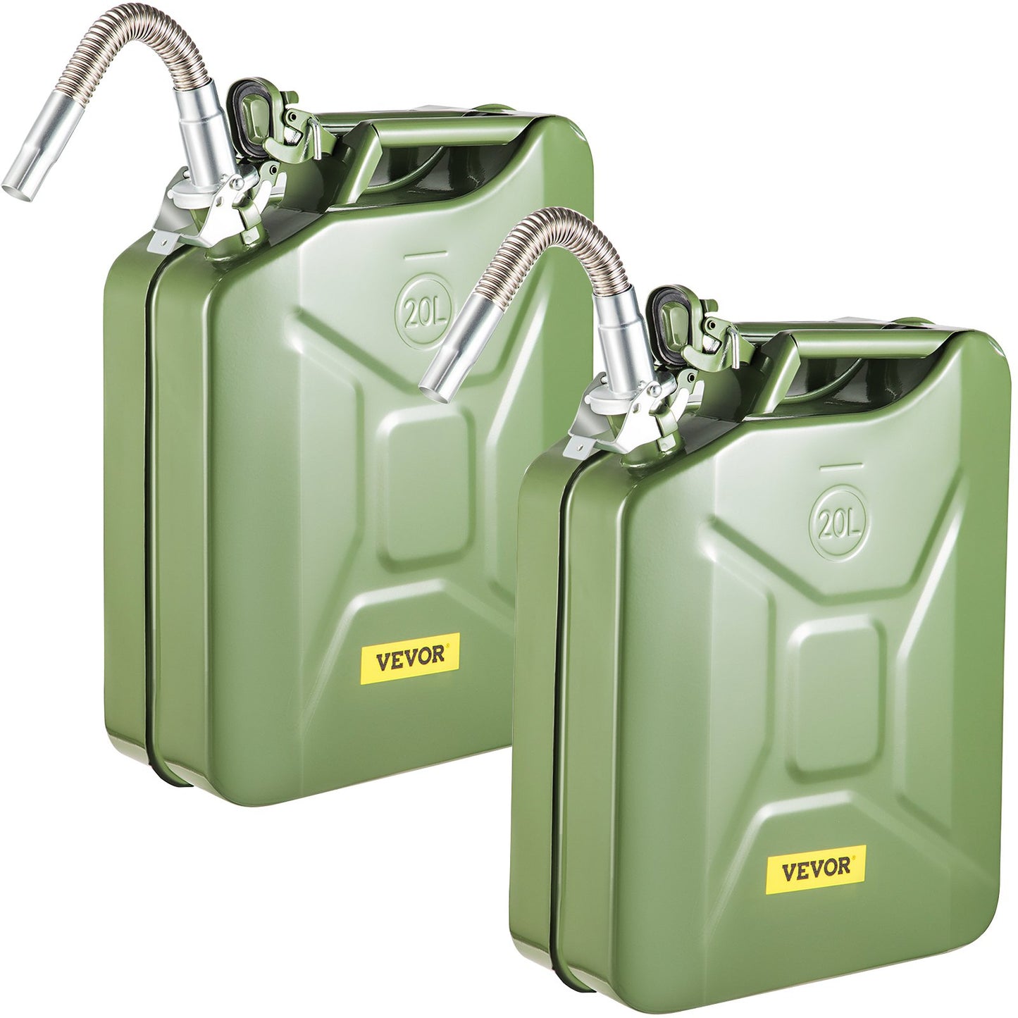 VEVOR Jerry Fuel Can, 5.3 Gallon / 20 L Portable Jerry Gas Can with Flexible Spout System,-$60