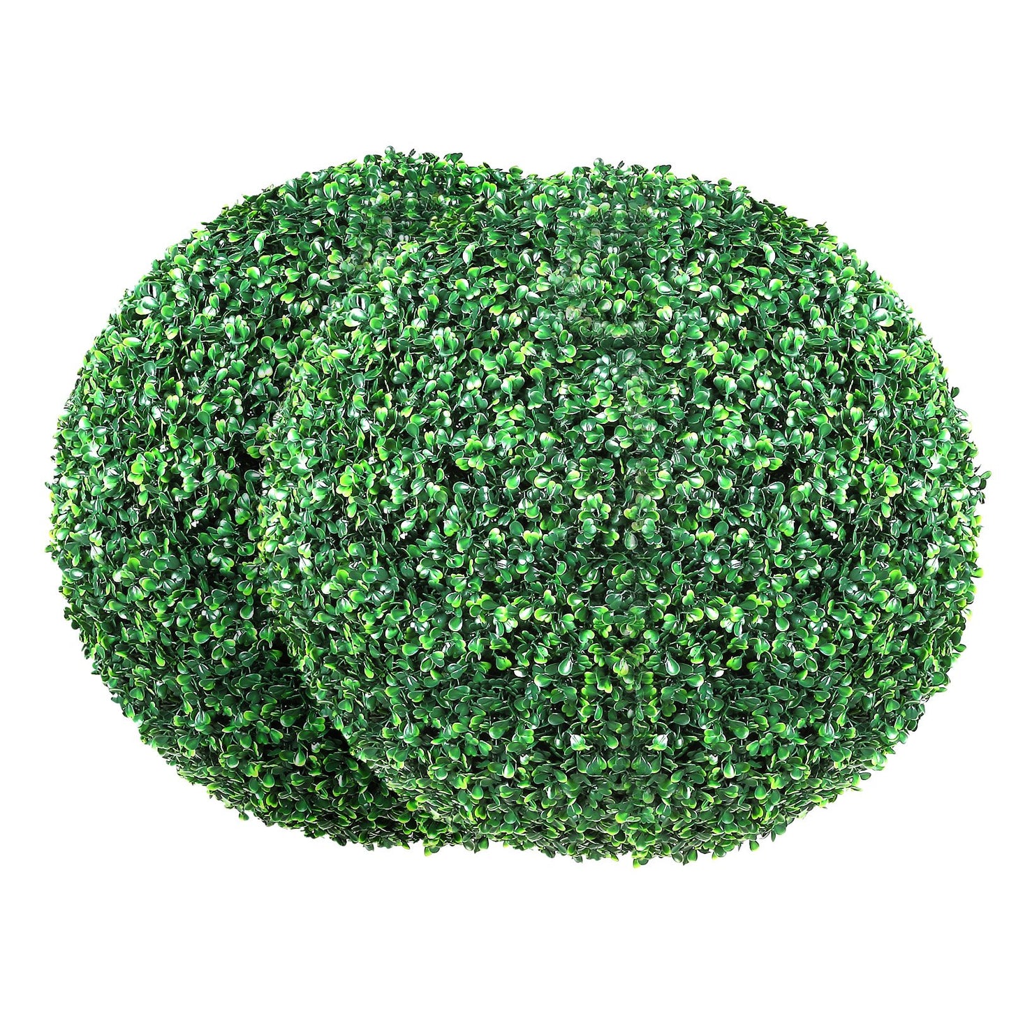 VEVOR Artificial Topiaries Boxwood Trees, 16”Tall (2 Pieces), Ball-Shape Faux Topiaries Plant,-$40