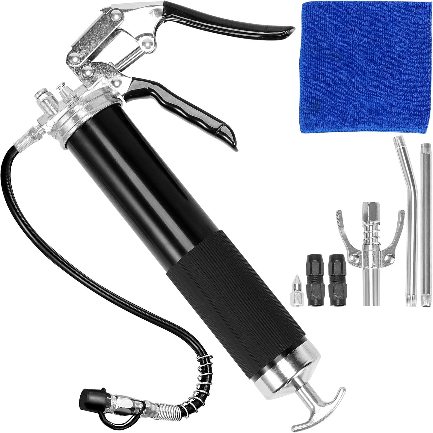 VEVOR Pistol Grip Grease Gun, 6000 PSI, 14 OZ / 400 CC Capacity Heavy Duty Professional Grease Gun,-$25