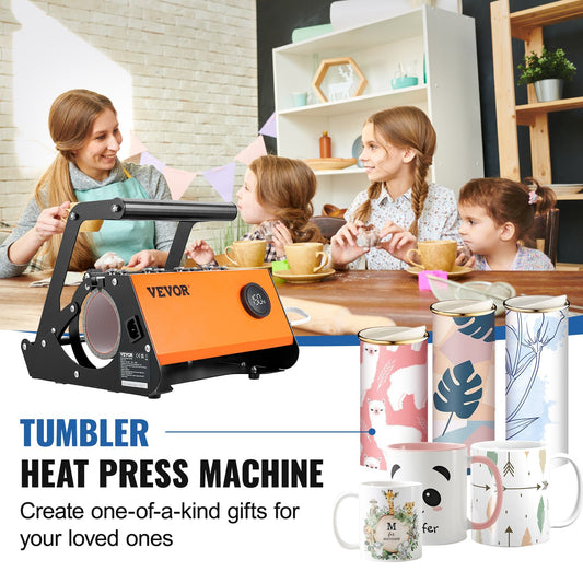 VEVOR Tumbler Heat Press, 30oz Mug Heat Press Machine Sublimation Transfer 11-15oz 16-25oz 30oz , -$110