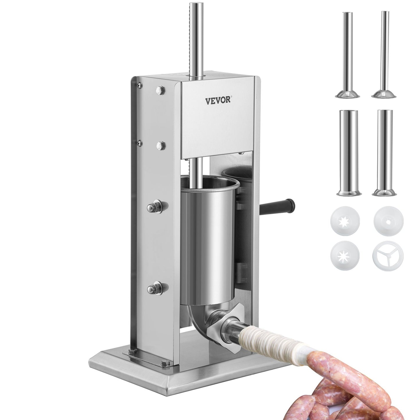 VEVOR Sausage Stuffer 5LBS/3L Capacity Homemade Sausage Maker Stainless Steel,-$95