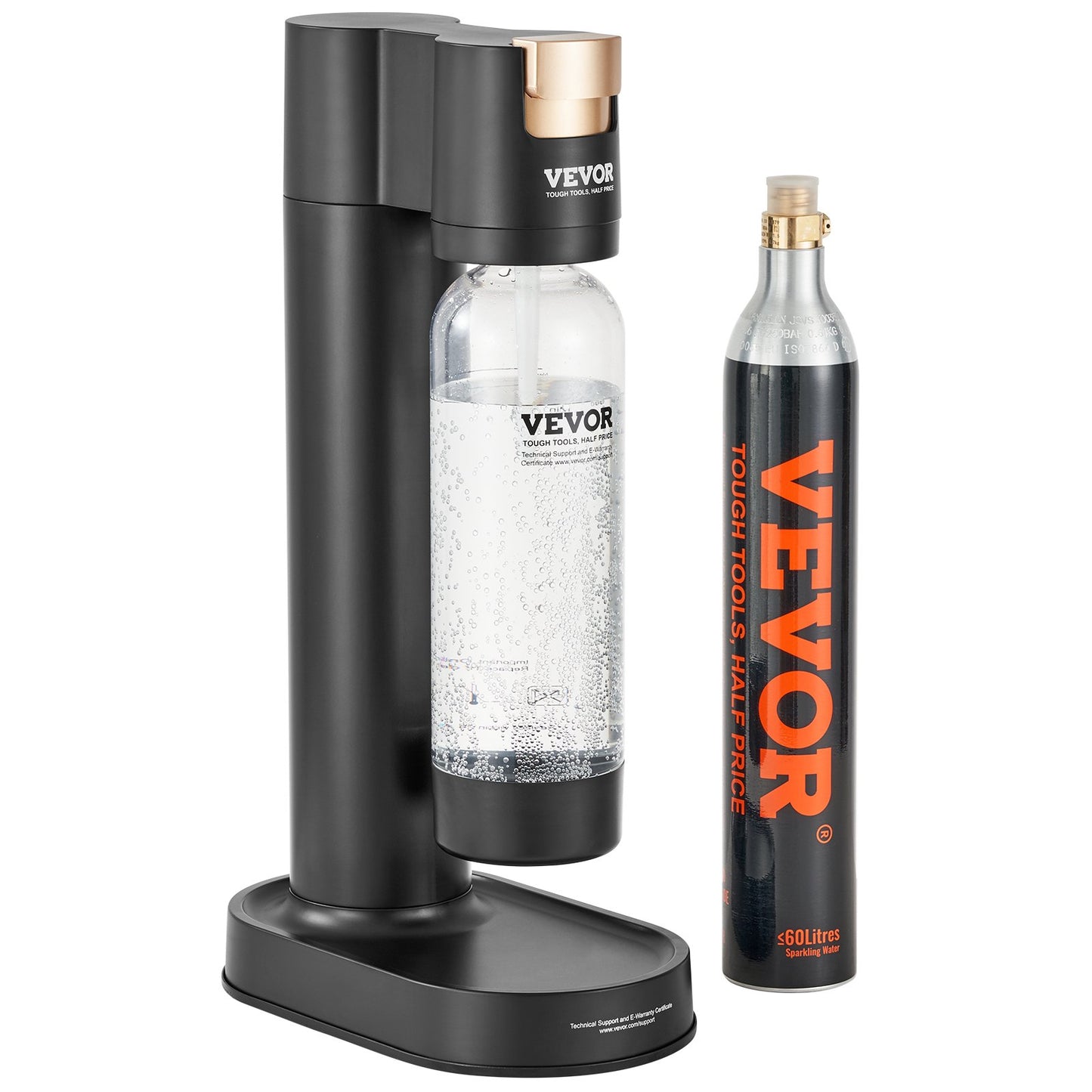 VEVOR Sparkling Water Maker, Soda Maker Machine for Home Carbonating, Seltzer Water Starter Kit,-$60