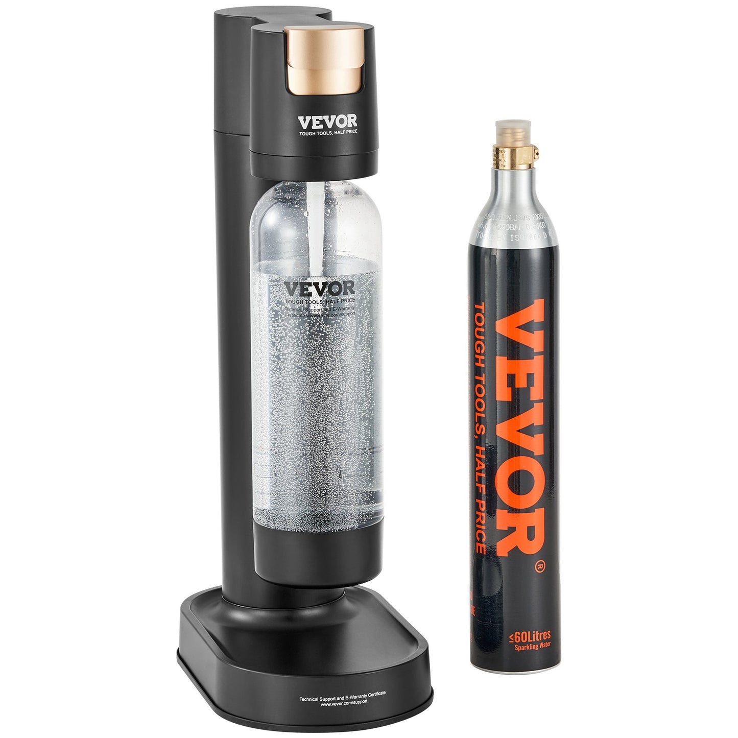 VEVOR Sparkling Water Maker, Soda Maker Machine for Home Carbonating, Seltzer Water Starter Kit,-$60