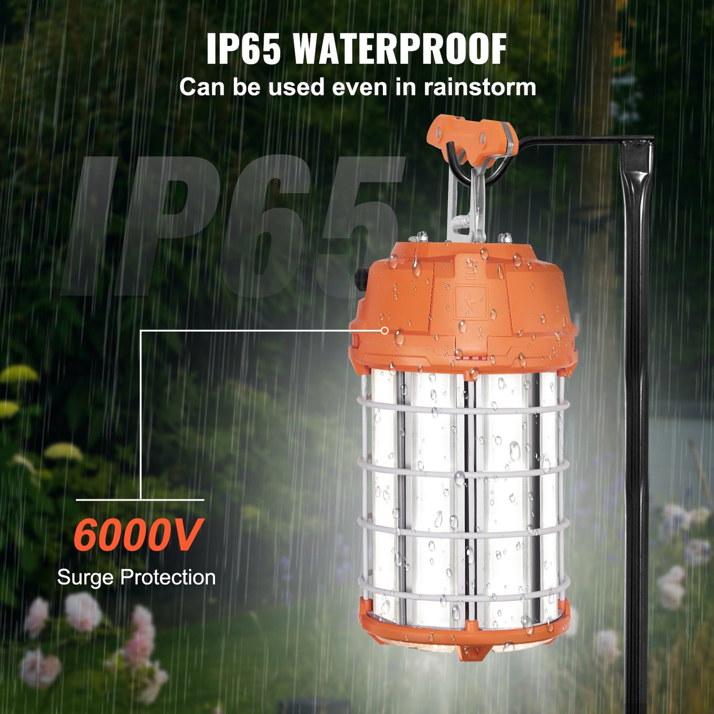 VEVOR LED Temporary Work Light, 150W, 20000lm Construction Lights, 5000K Portable Super Bright,-$75